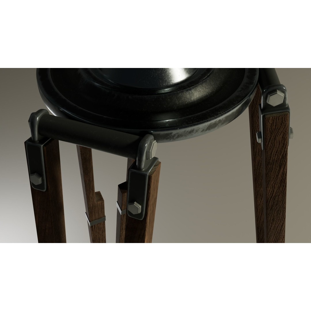 Classic Camera 3D Model – Photorealistic Vintage Design, FBX - View 9