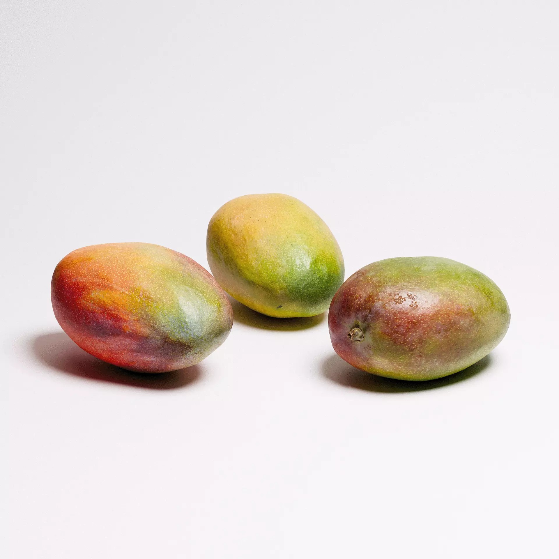 Mango Set 01 - Low-Poly Game-Ready 3D Model - View 2