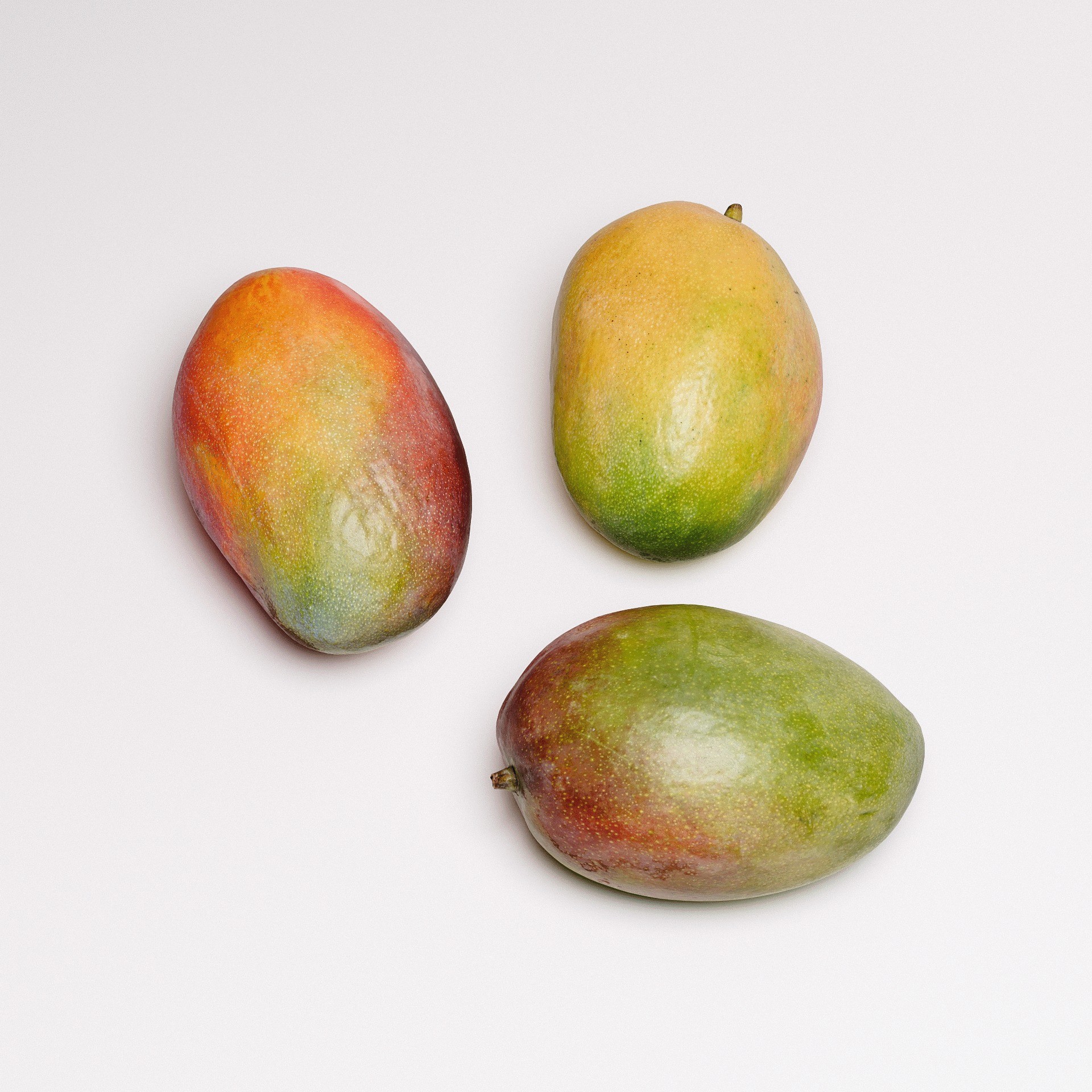 Mango Set 01 - Low-Poly Game-Ready 3D Model - View 4