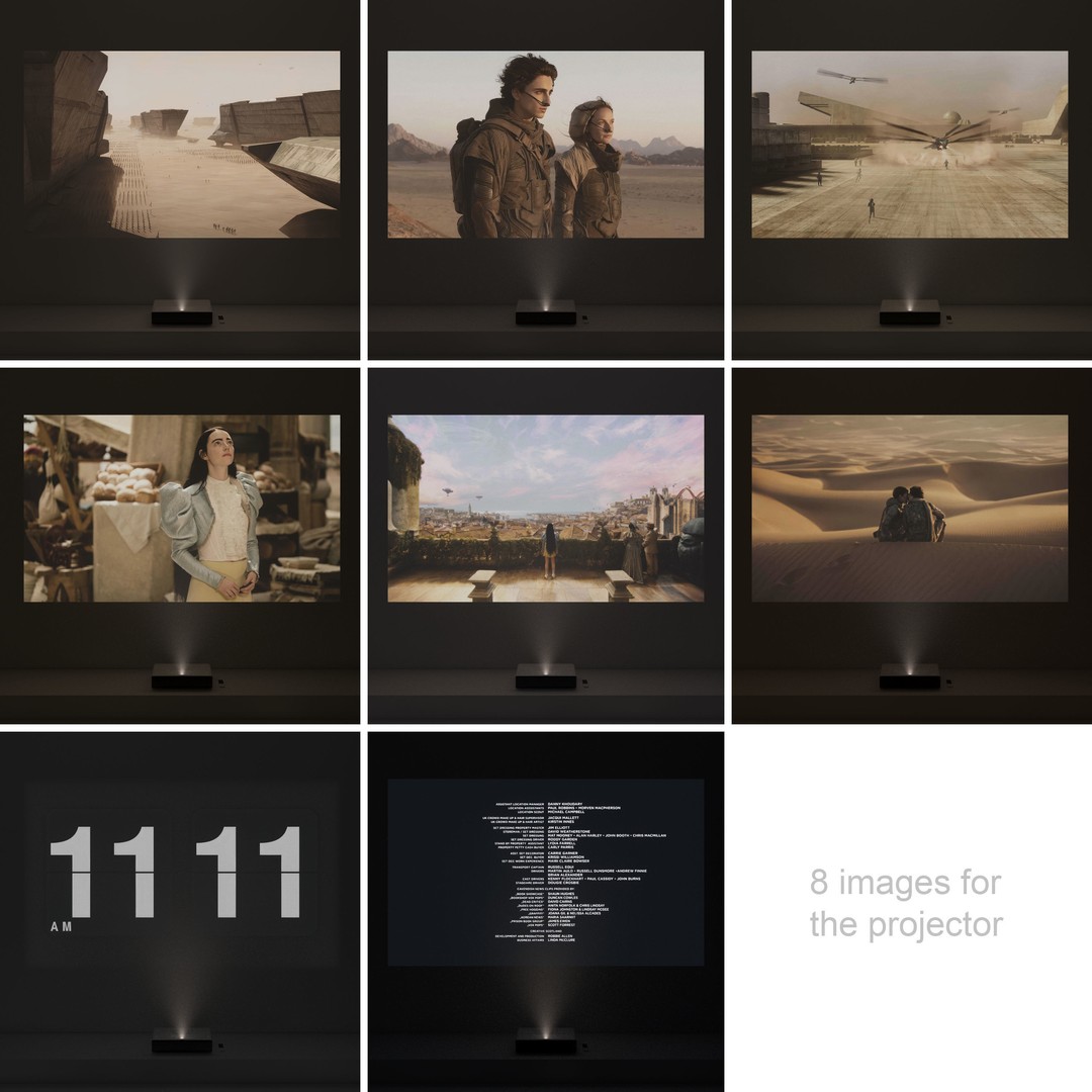 Xiaomi Mi Laser Projector 150 3D Model – High Poly PBR Asset, FBX, OBJ - View 8