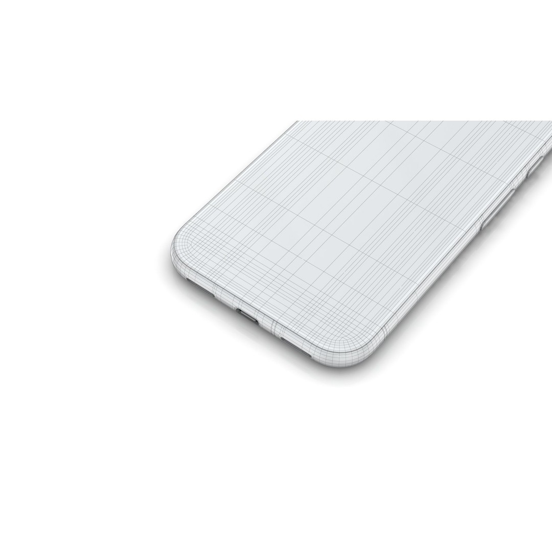 Google Pixel 8a Aloe 3D Model – Low Poly Phone Asset, FBX, OBJ - View 24