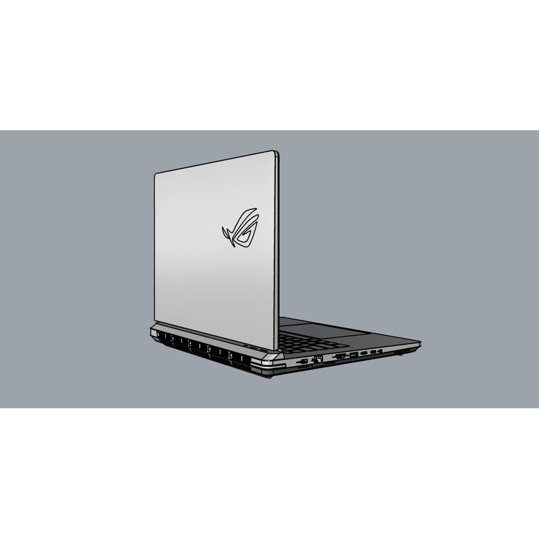 Asus Rog Strix SCAR 16 and 18 3D Model – High Poly Game Asset, FBX, OBJ - View 24