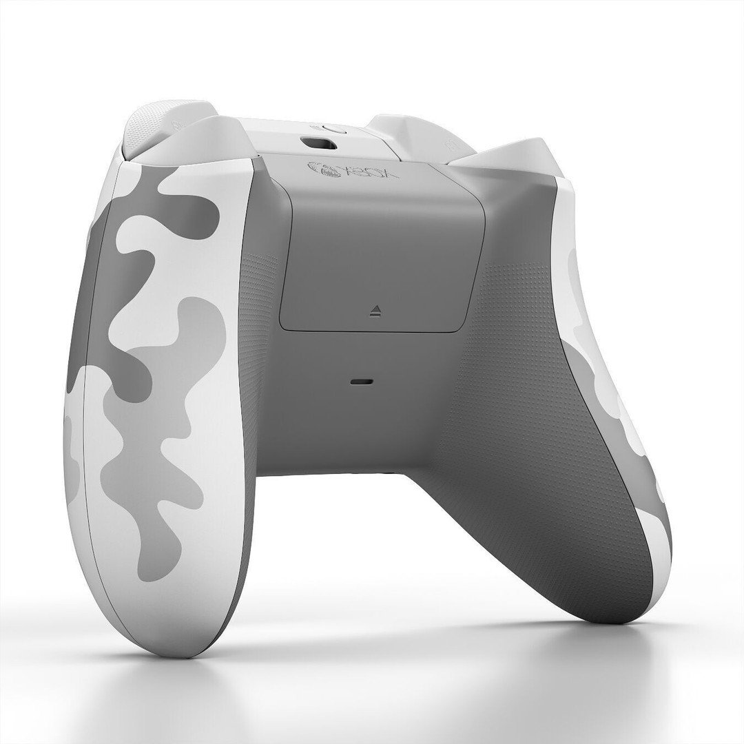 Xbox Series X/S Controller 3D Model – Arctic Camo Game Asset, FBX & OBJ - View 4
