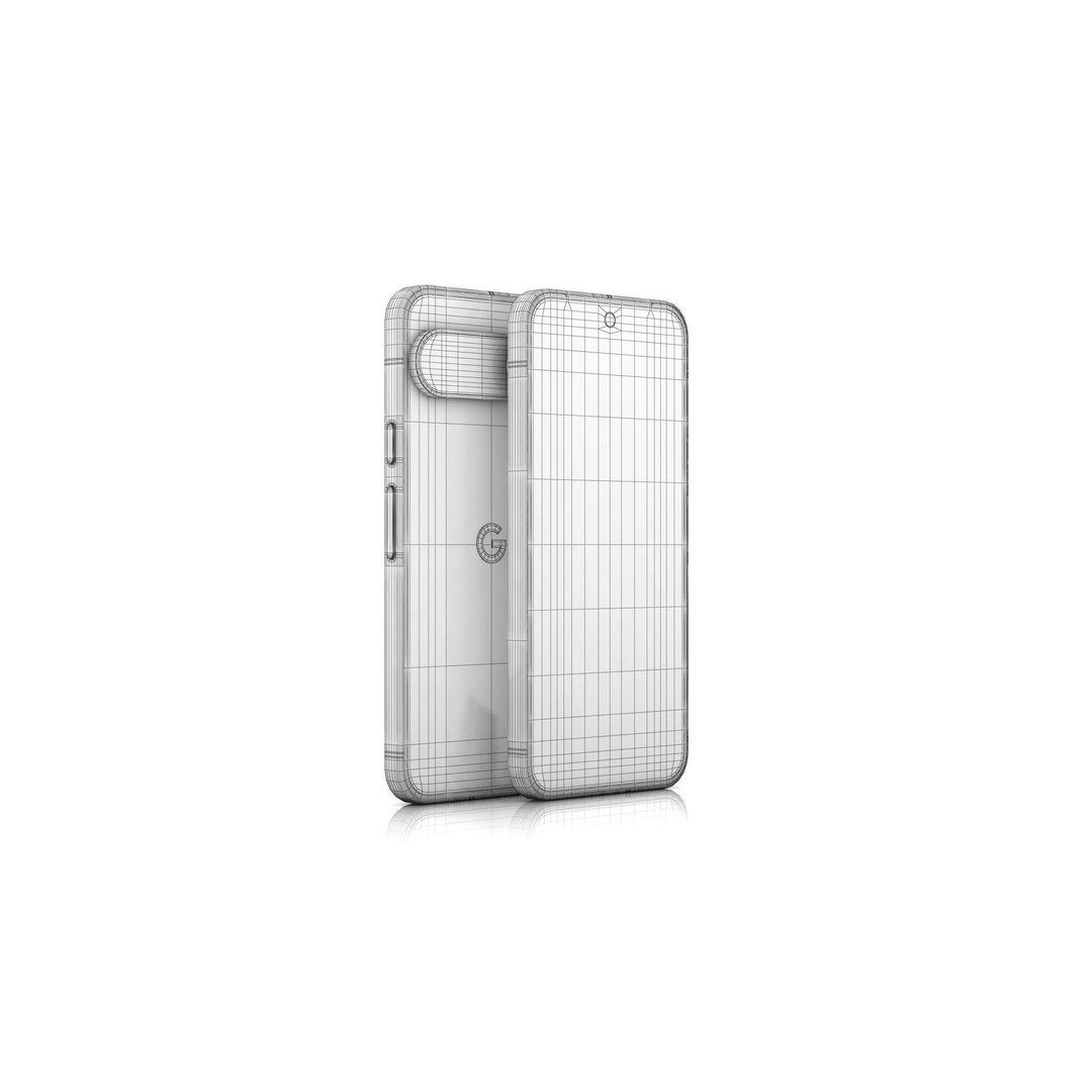 Google Pixel 9 Pro XL 3D Model – Low Poly Phone, PBR Textures, FBX - View 16