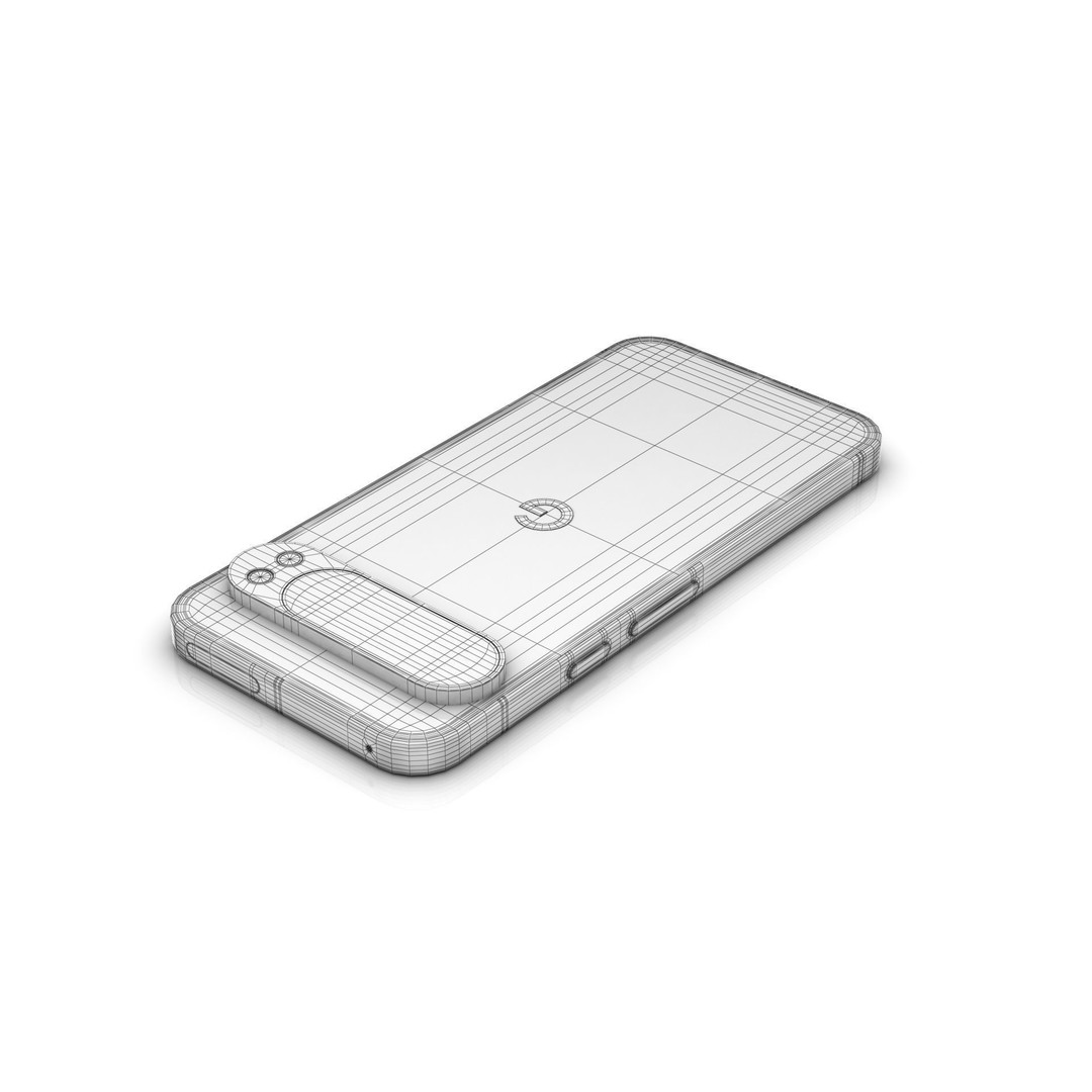 Google Pixel 9 Pro XL 3D Model – Low Poly Phone, PBR Textures, FBX - View 23
