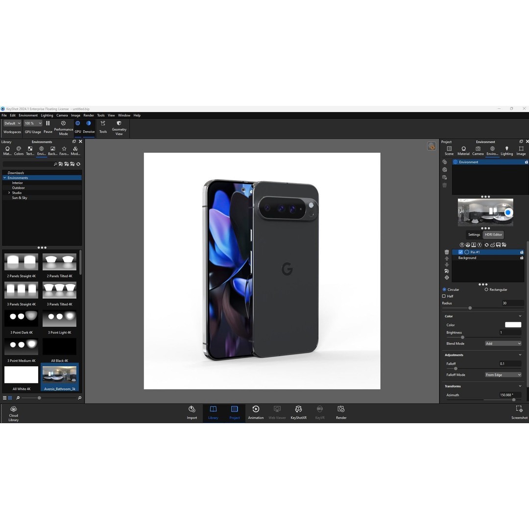 Google Pixel 9 Pro XL 3D Model – Low Poly Phone, PBR Textures, FBX - View 32
