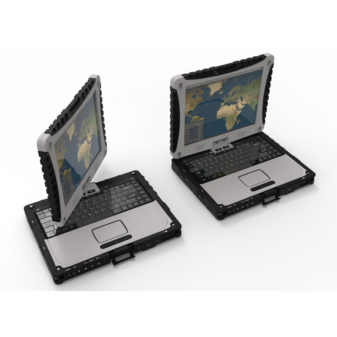 Military Rugged Notebook 3D Model – High Poly Photorealistic Asset, FBX, OBJ - View 10