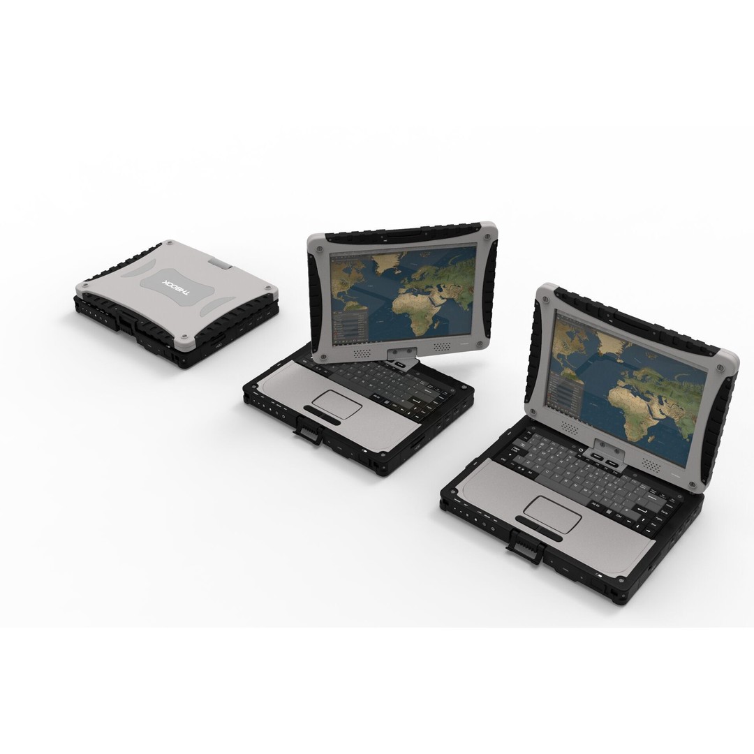 Military Rugged Notebook 3D Model – High Poly Photorealistic Asset, FBX, OBJ - View 17