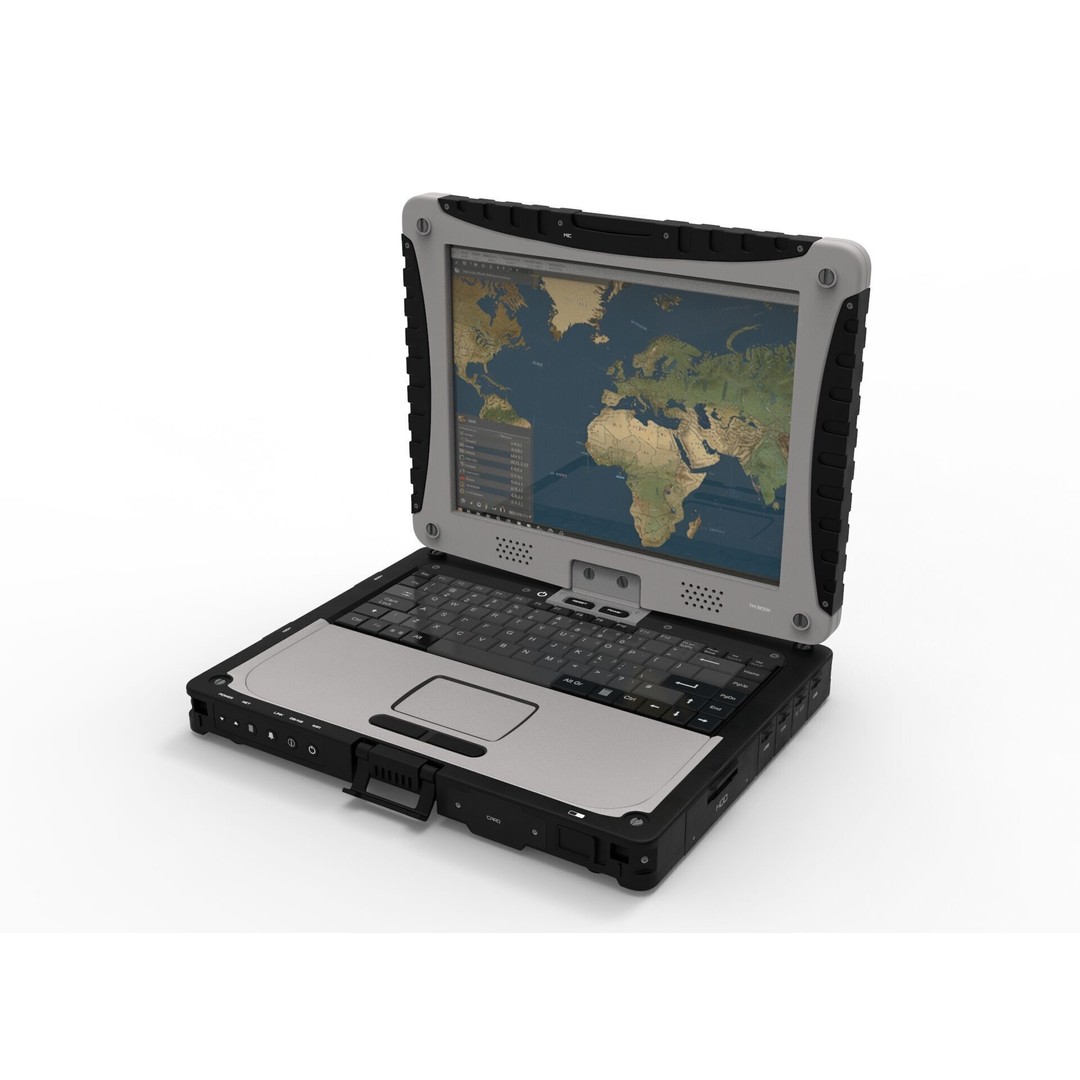 Military Rugged Notebook 3D Model – High Poly Photorealistic Asset, FBX, OBJ - View 4