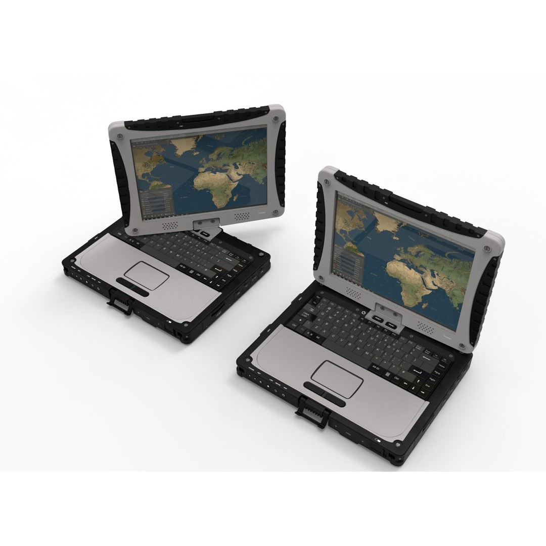 Military Rugged Notebook 3D Model – High Poly Photorealistic Asset, FBX, OBJ - View 8