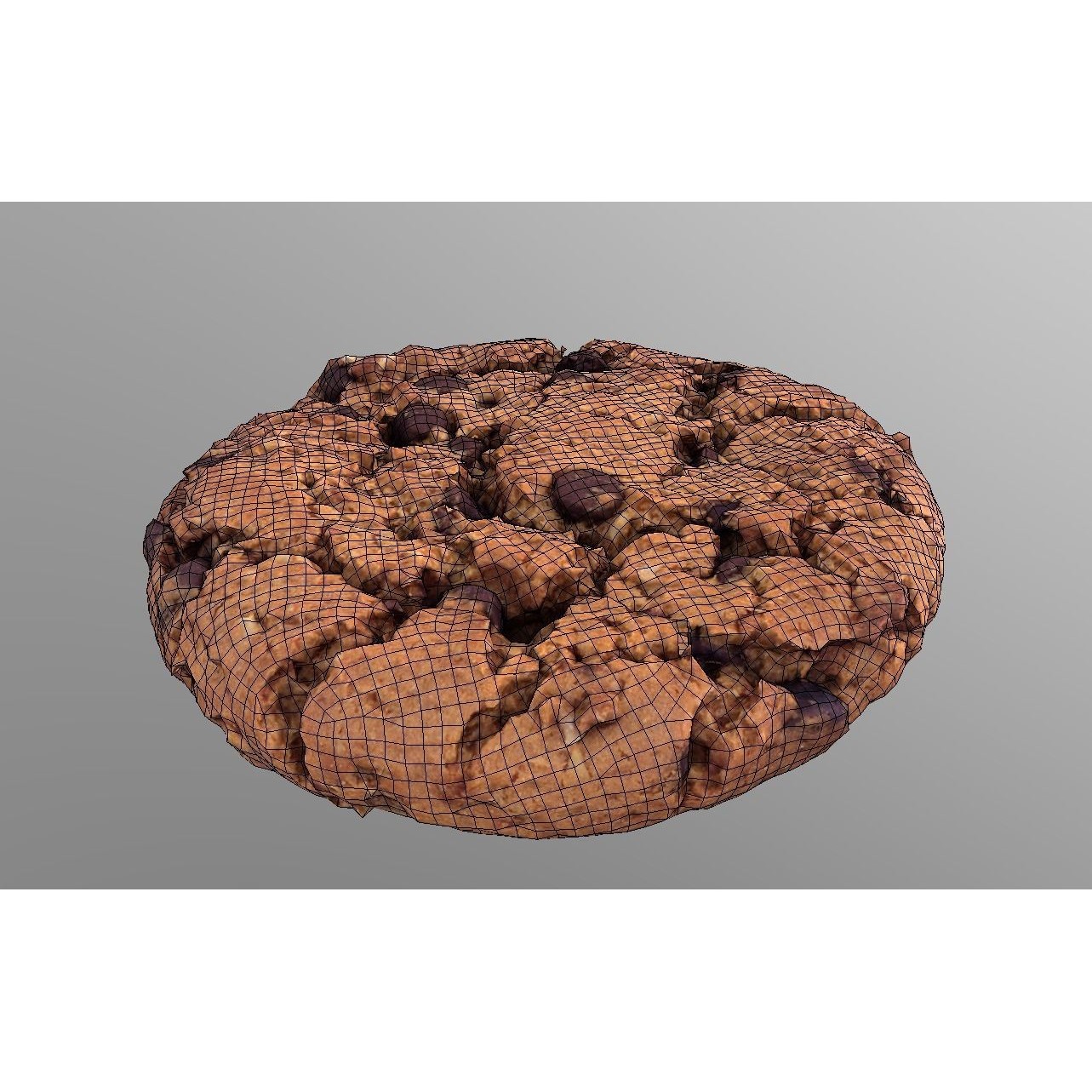 Cookie - Low-Poly Game-Ready 3D Model - View 13