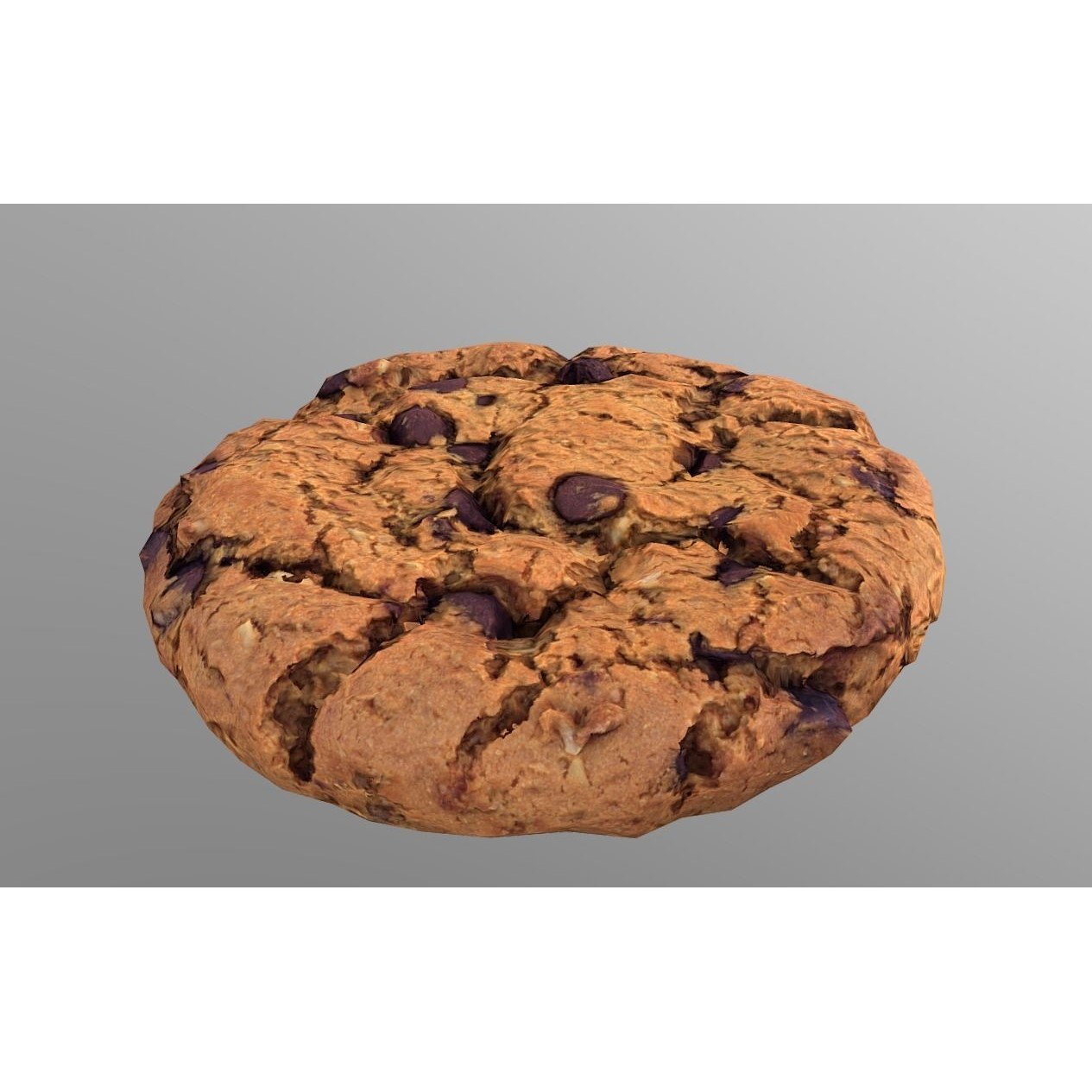 Cookie - Low-Poly Game-Ready 3D Model - View 14