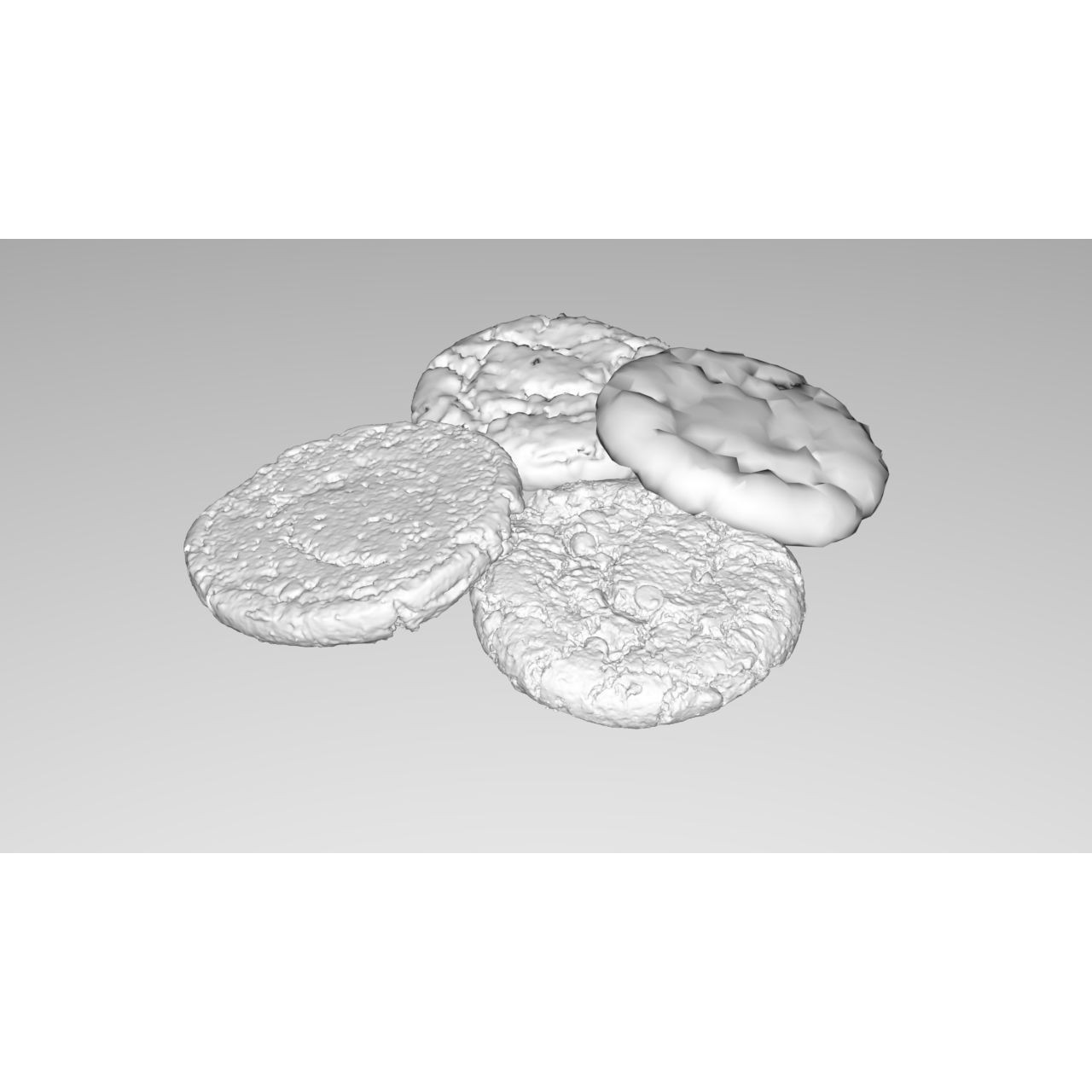 Cookie - Low-Poly Game-Ready 3D Model - View 3