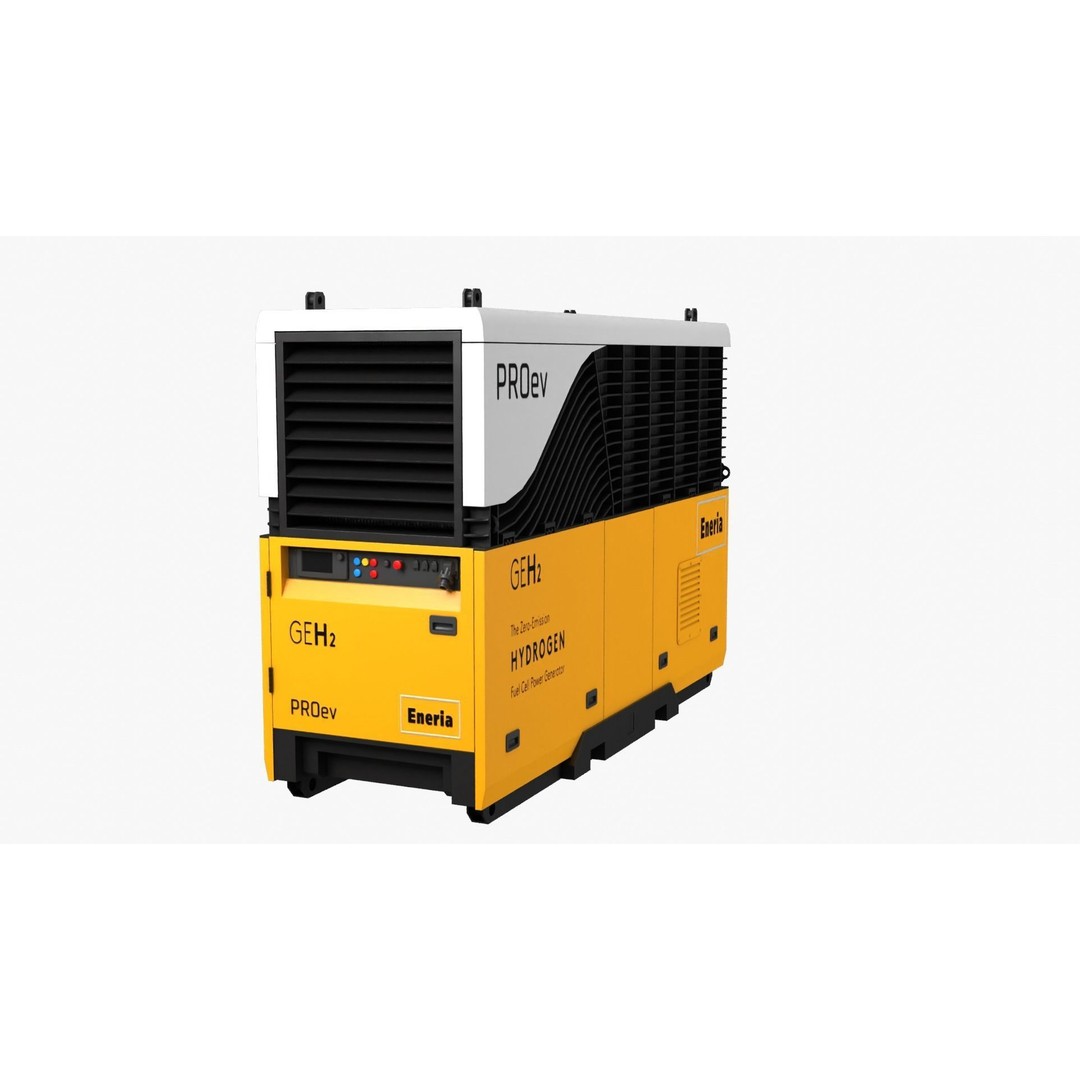 Hydrogen Genset 3D Model – High Poly PBR Asset, FBX & OBJ Formats - View 14