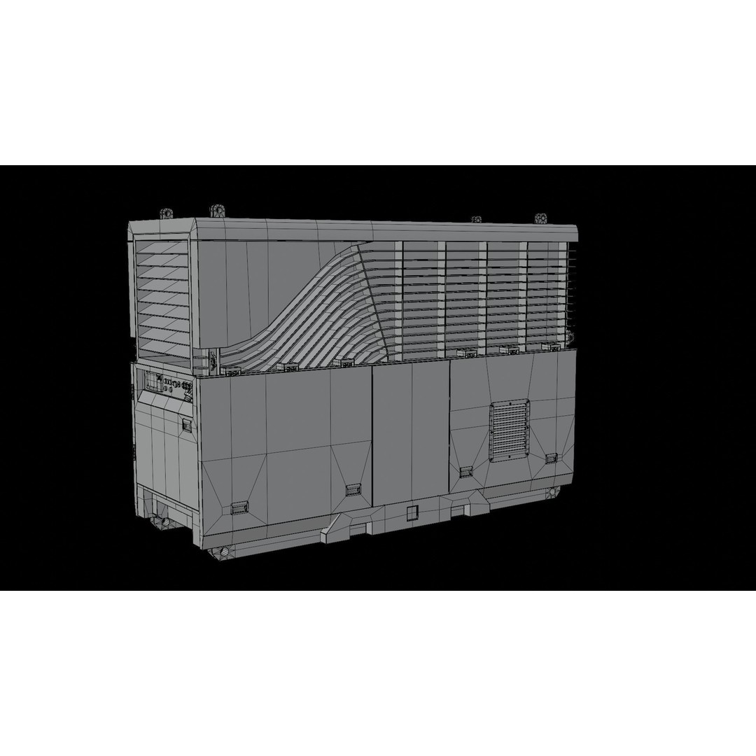 Hydrogen Genset 3D Model – High Poly PBR Asset, FBX & OBJ Formats - View 16
