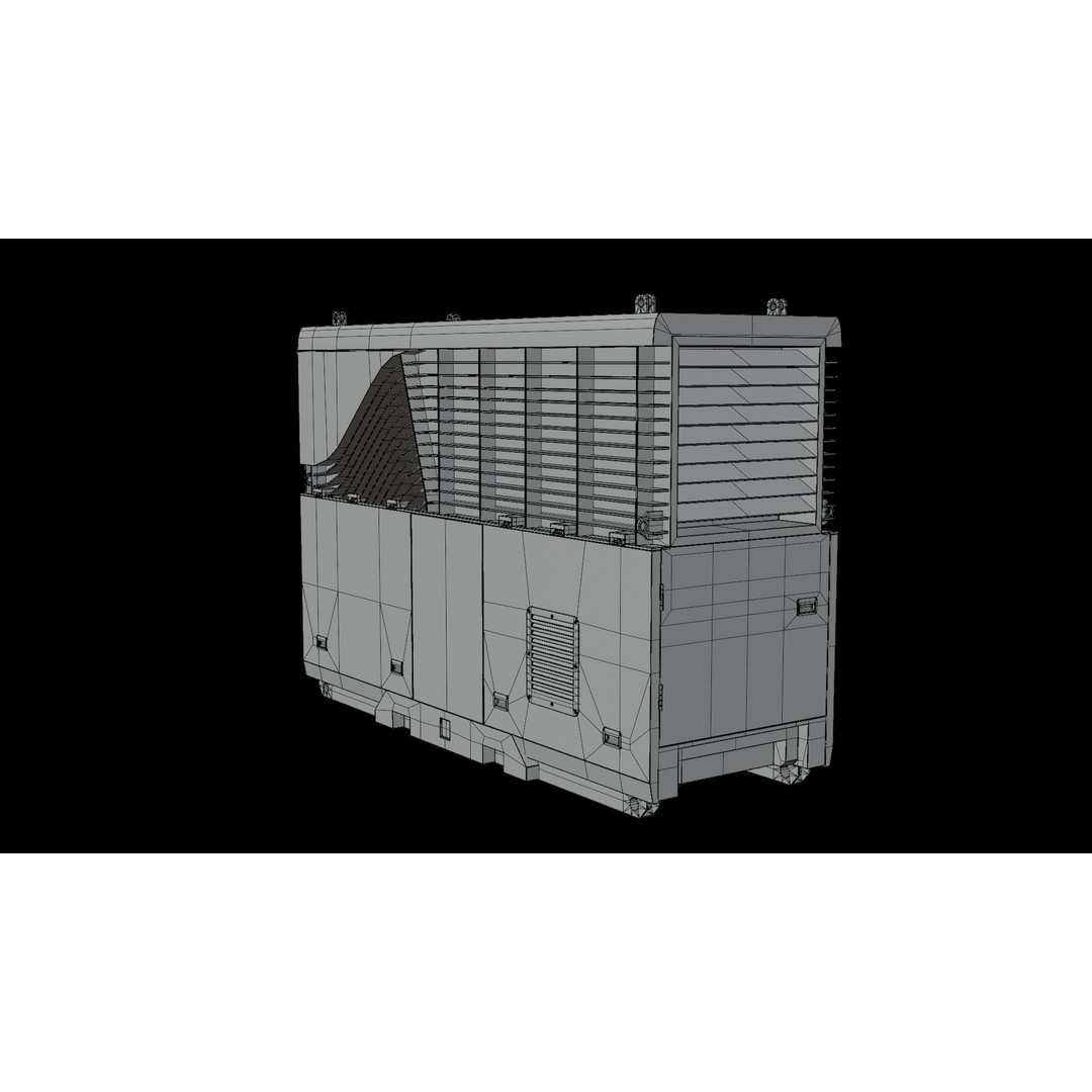 Hydrogen Genset 3D Model – High Poly PBR Asset, FBX & OBJ Formats - View 17