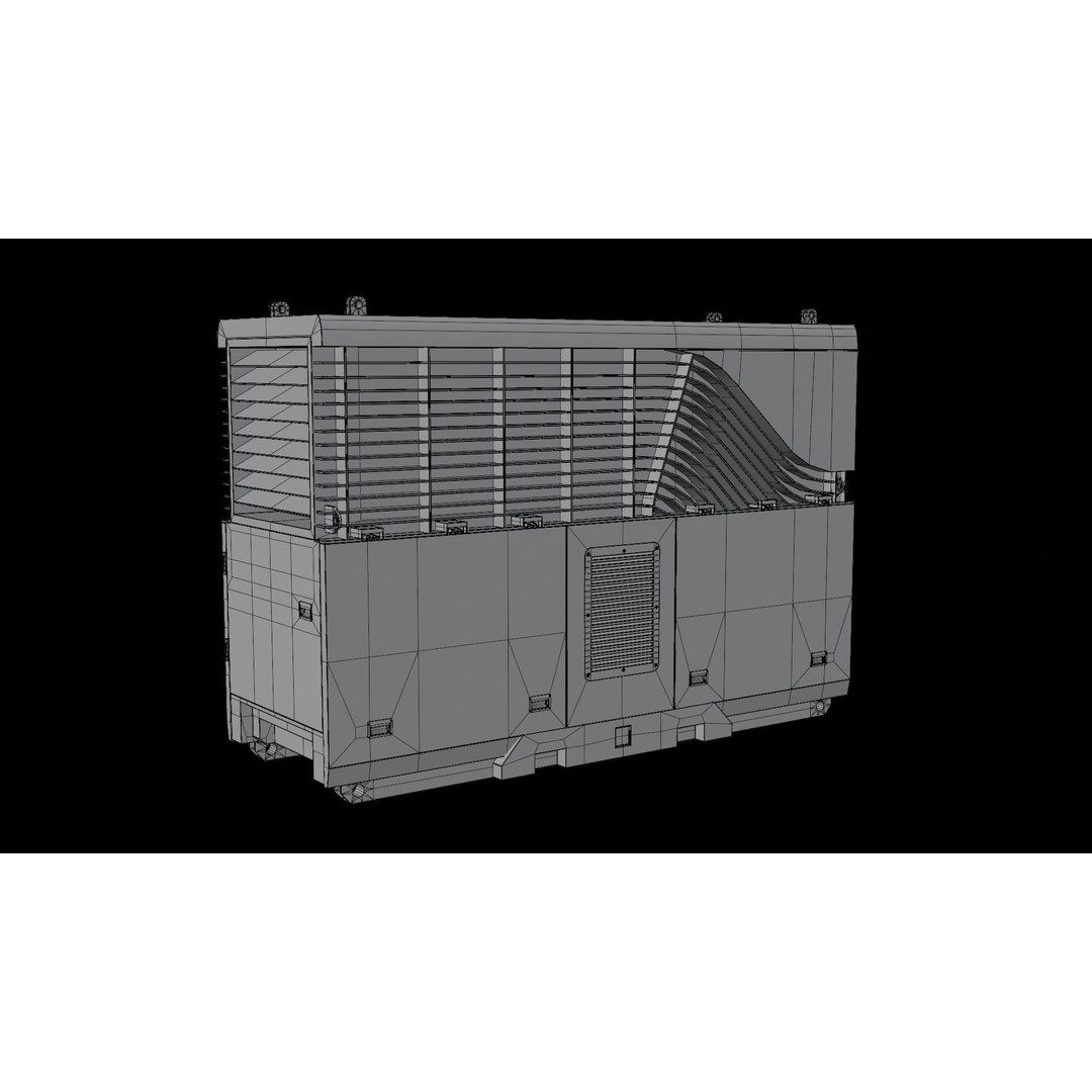 Hydrogen Genset 3D Model – High Poly PBR Asset, FBX & OBJ Formats - View 18