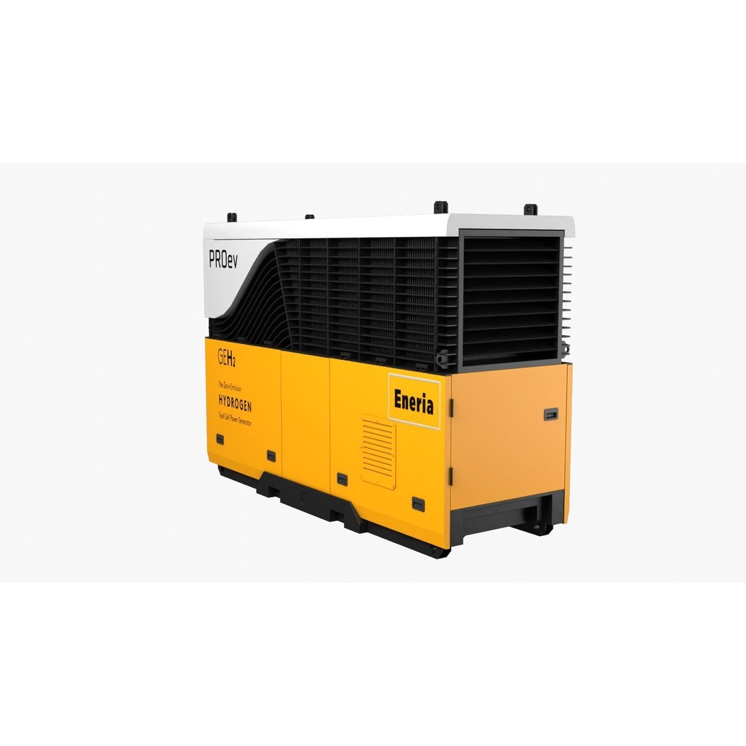 Hydrogen Genset 3D Model – High Poly PBR Asset, FBX & OBJ Formats - View 6