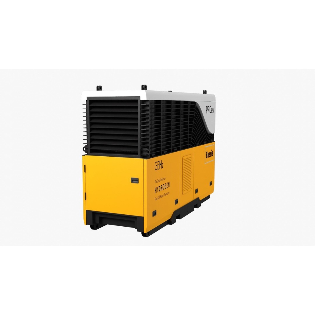Hydrogen Genset 3D Model – High Poly PBR Asset, FBX & OBJ Formats - View 8