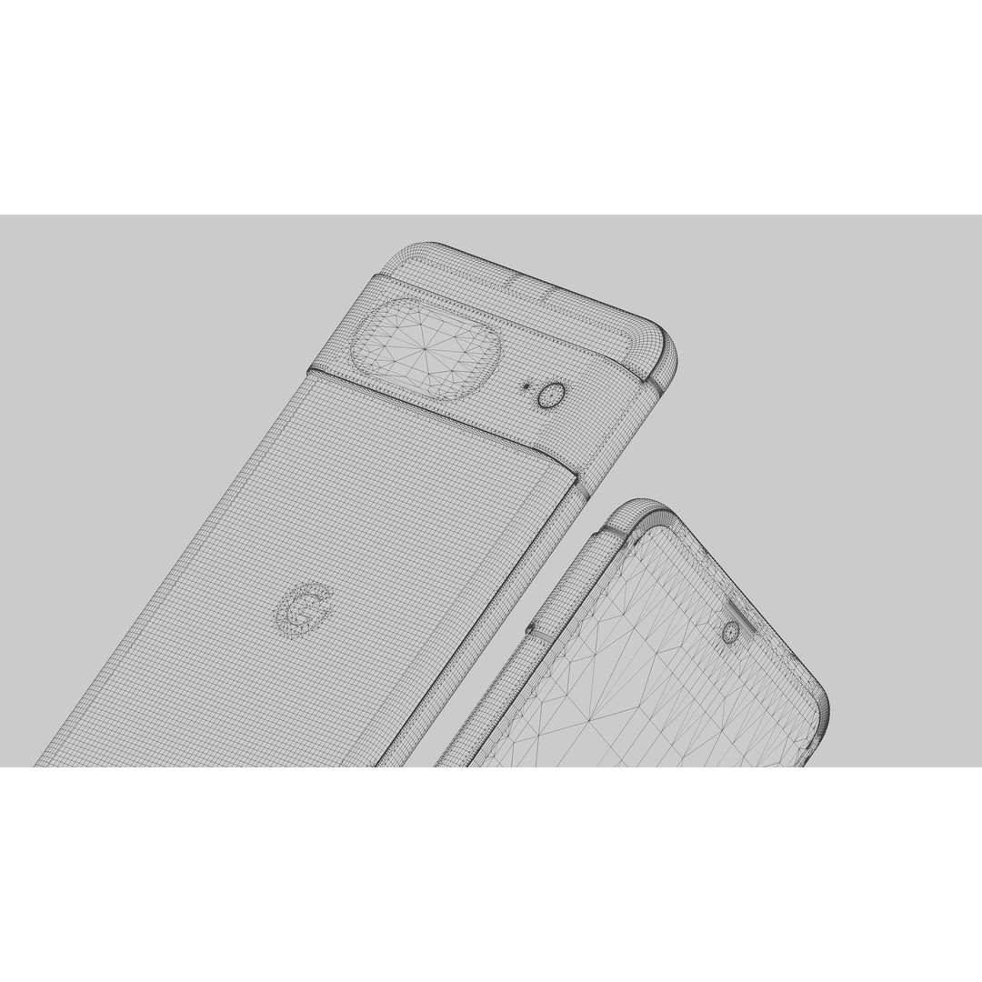 Google Pixel 8 3D Model – High Quality, PBR Textured, Blender & C4D - View 10