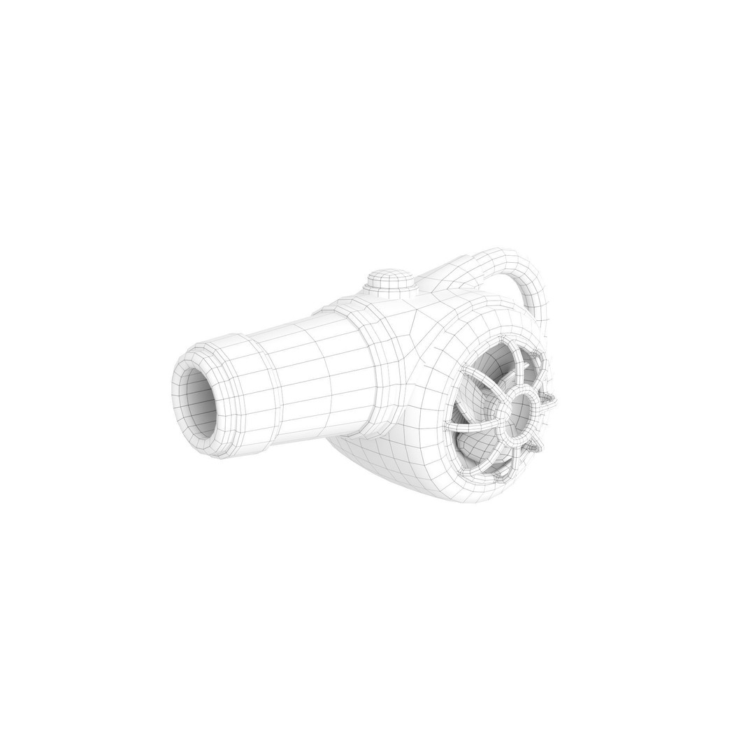 Leaf Blower 3D Model – Cartoon Prop, PBR Textures, FBX & OBJ