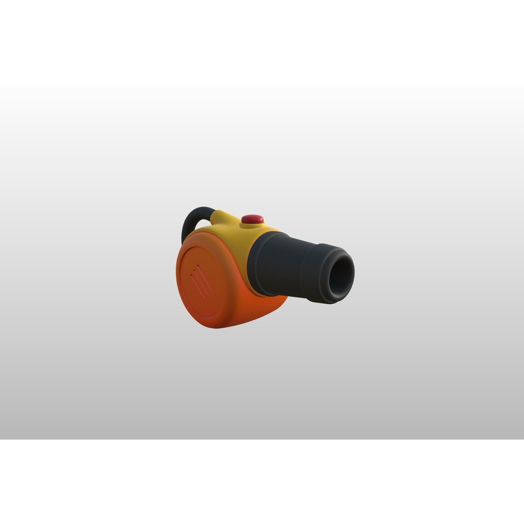 Leaf Blower 3D Model – Cartoon Prop, PBR Textures, FBX & OBJ - View 14