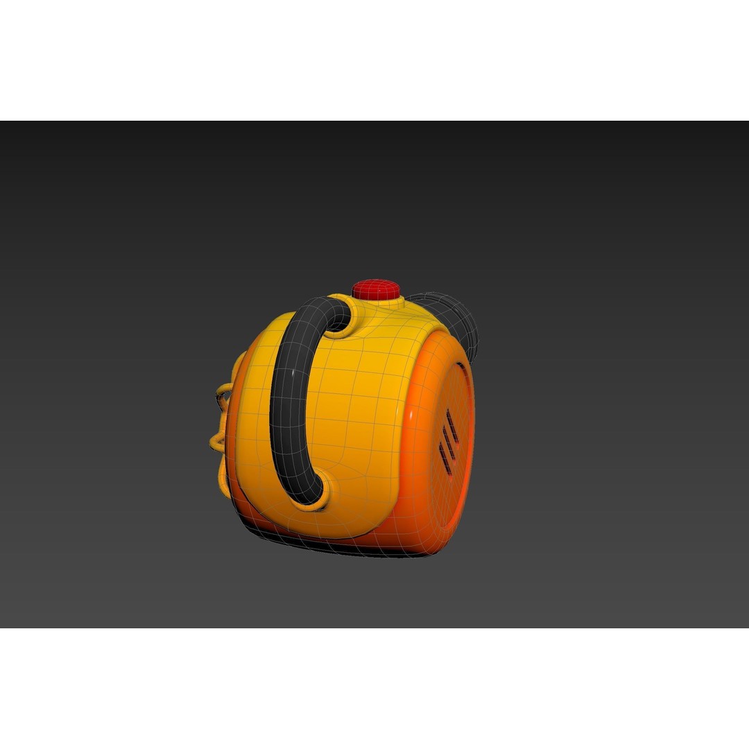 Leaf Blower 3D Model – Cartoon Prop, PBR Textures, FBX & OBJ - View 27