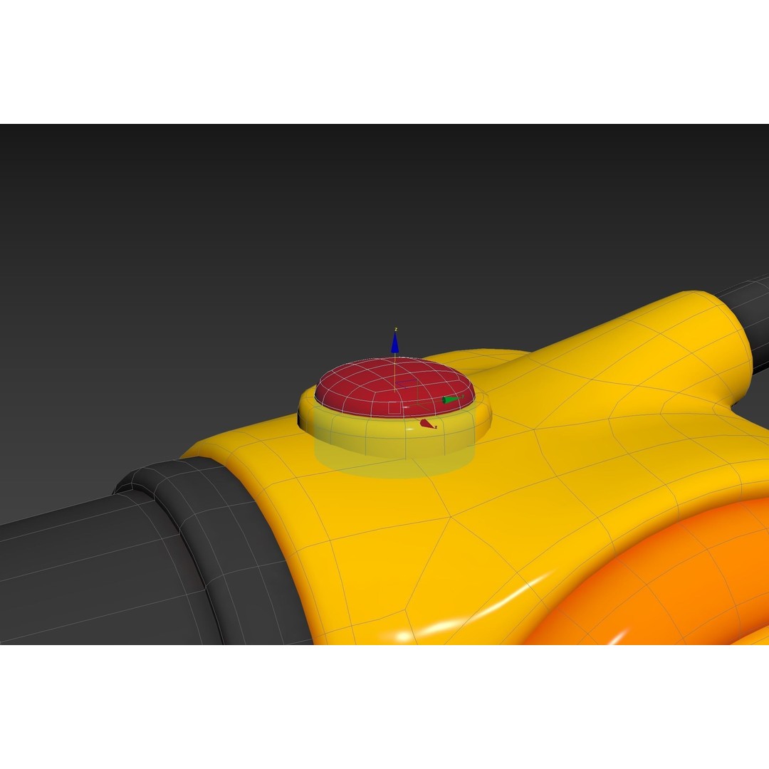 Leaf Blower 3D Model – Cartoon Prop, PBR Textures, FBX & OBJ - View 32