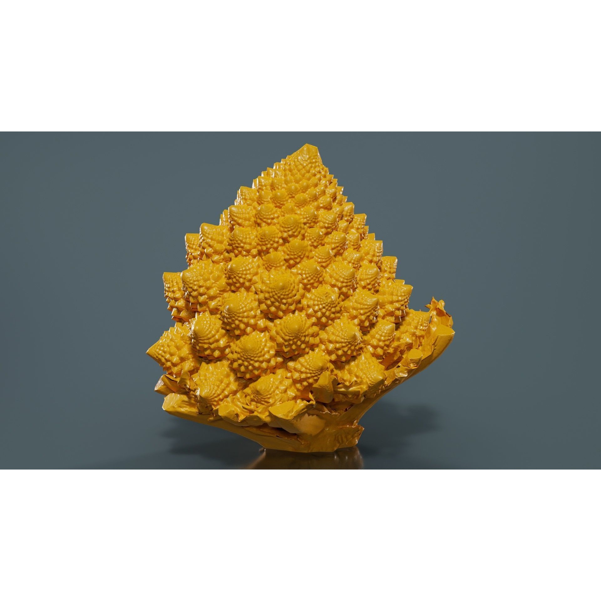 Romanesco - Low-Poly Game-Ready 3D Model - View 14