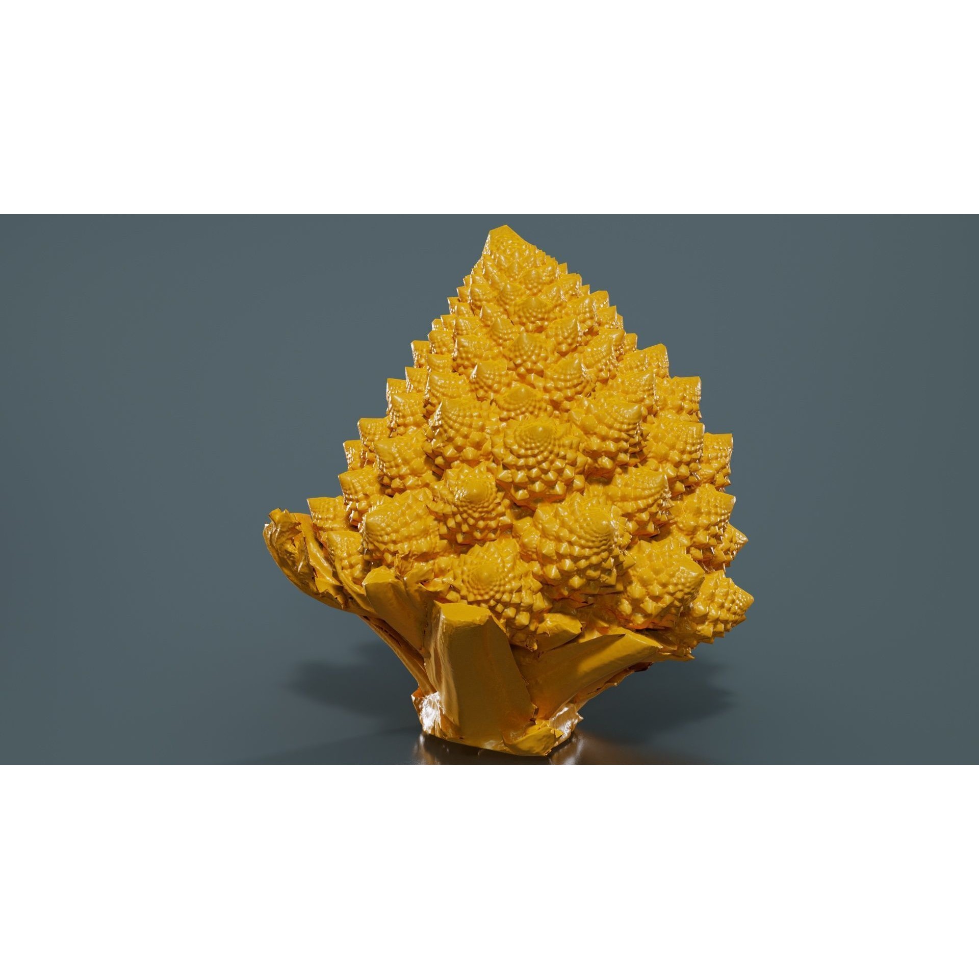 Romanesco - Low-Poly Game-Ready 3D Model - View 15