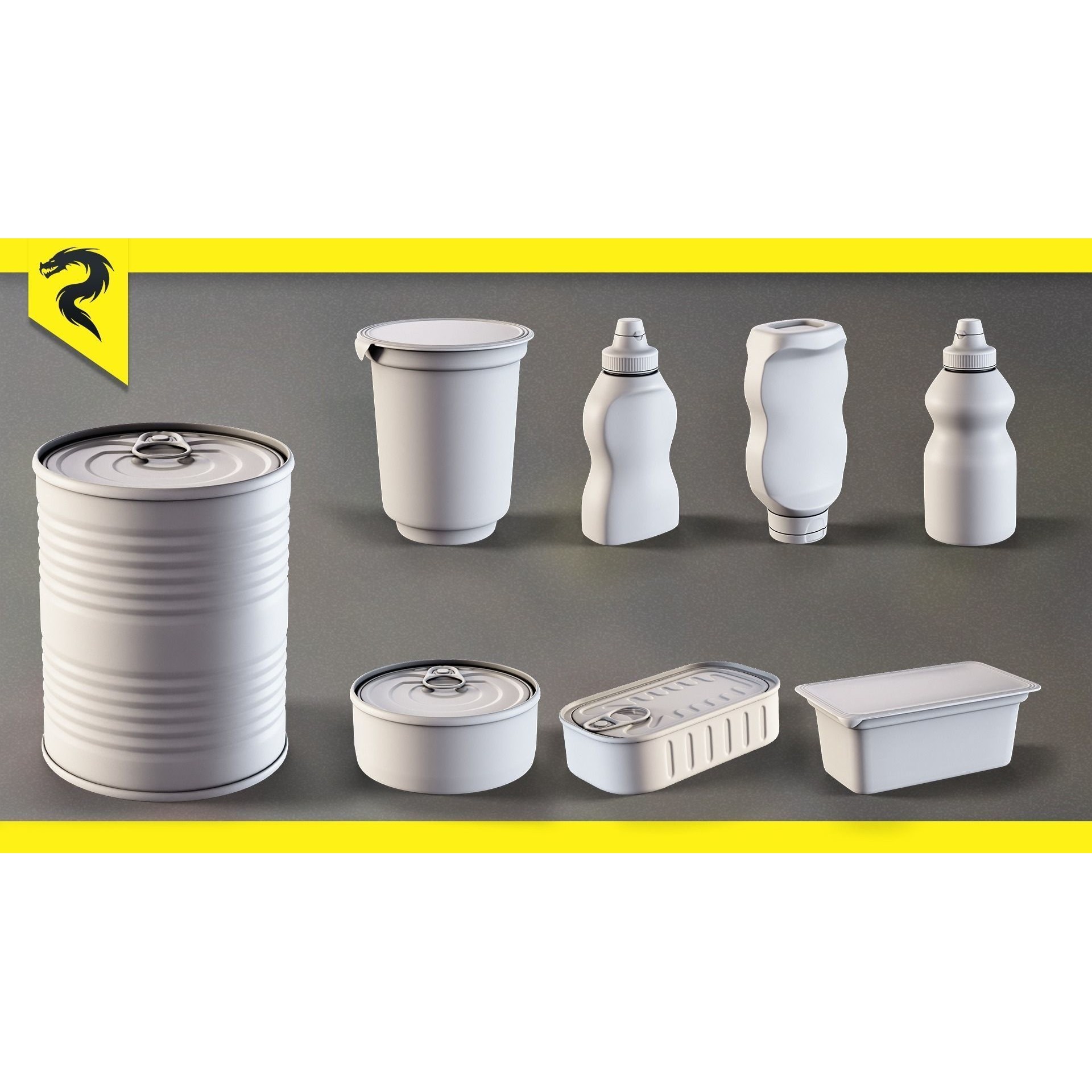 50 Food Package - Game-Ready 3D Model - View 5