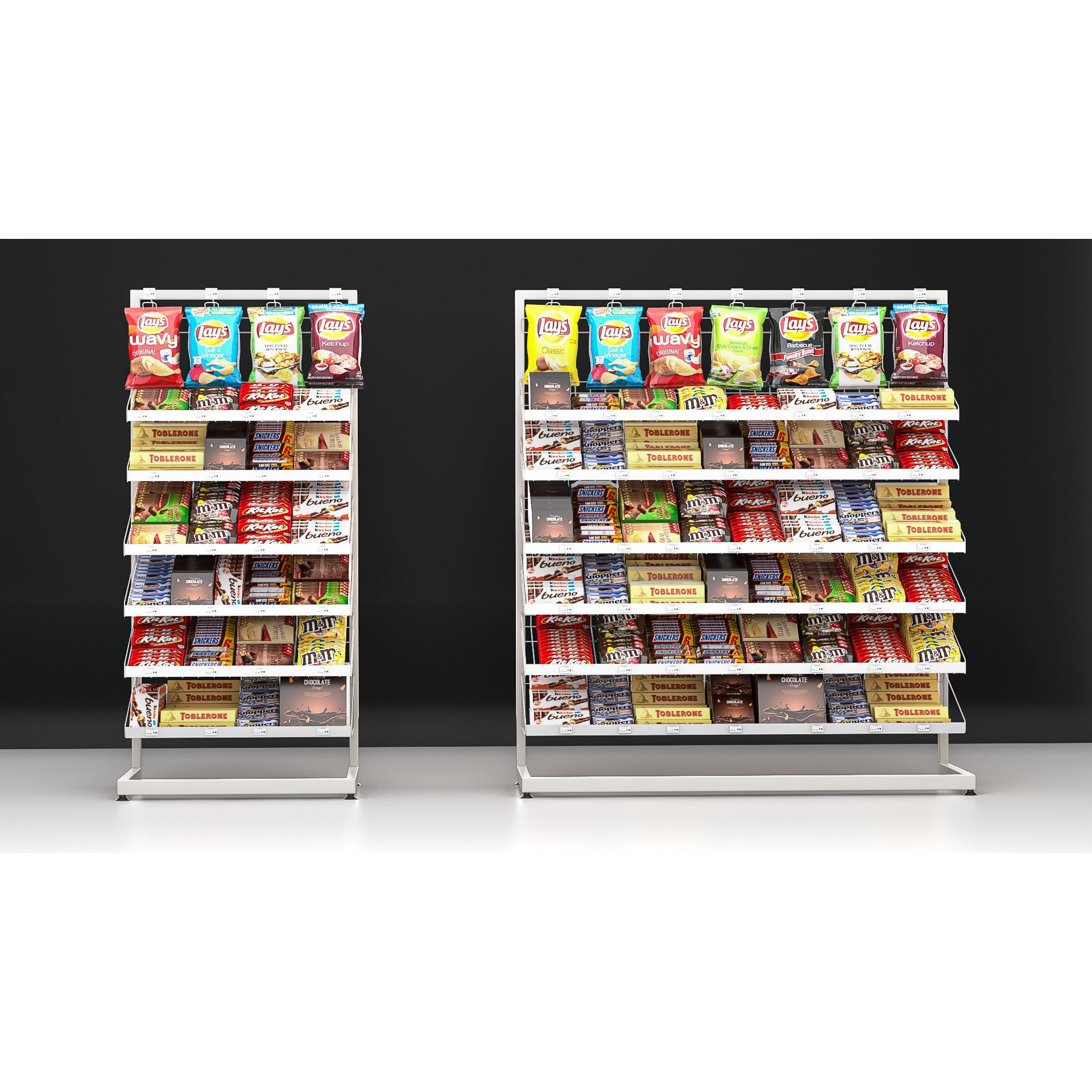 Cash Shelves - Game-Ready 3D Model - View 5
