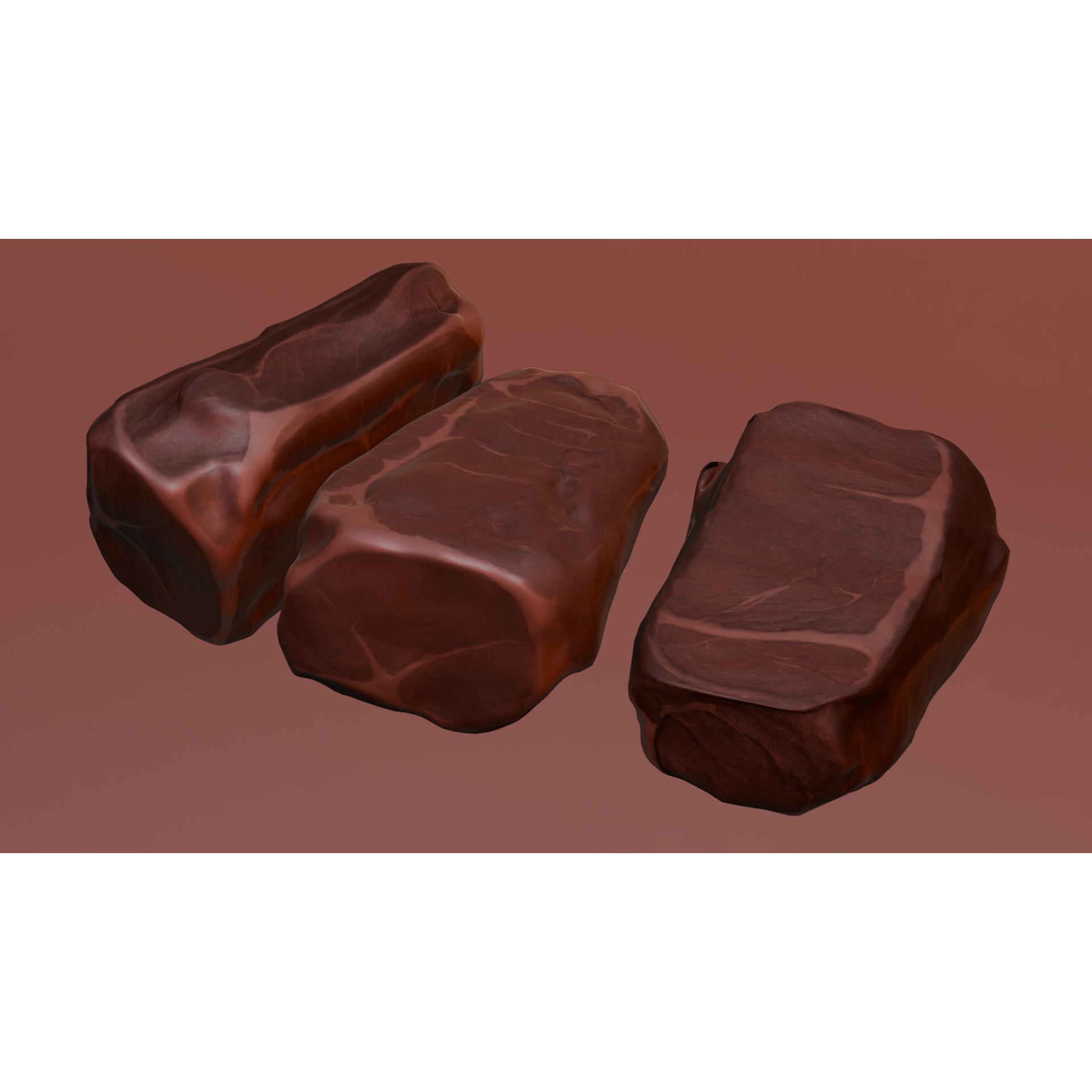 Raw Pork Leg - Low-Poly Game-Ready 3D Model - View 34