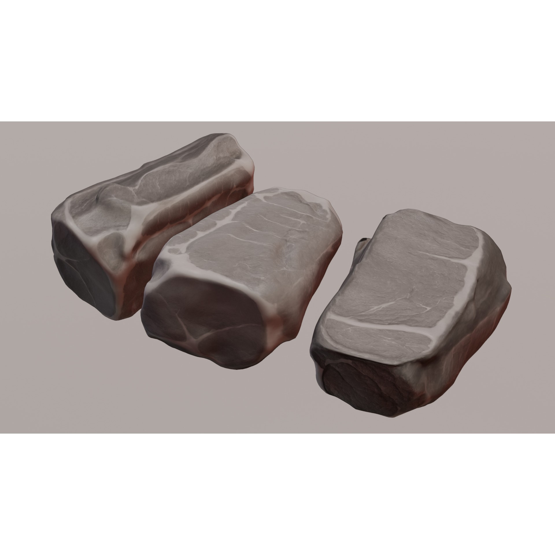 Raw Pork Leg - Low-Poly Game-Ready 3D Model - View 37