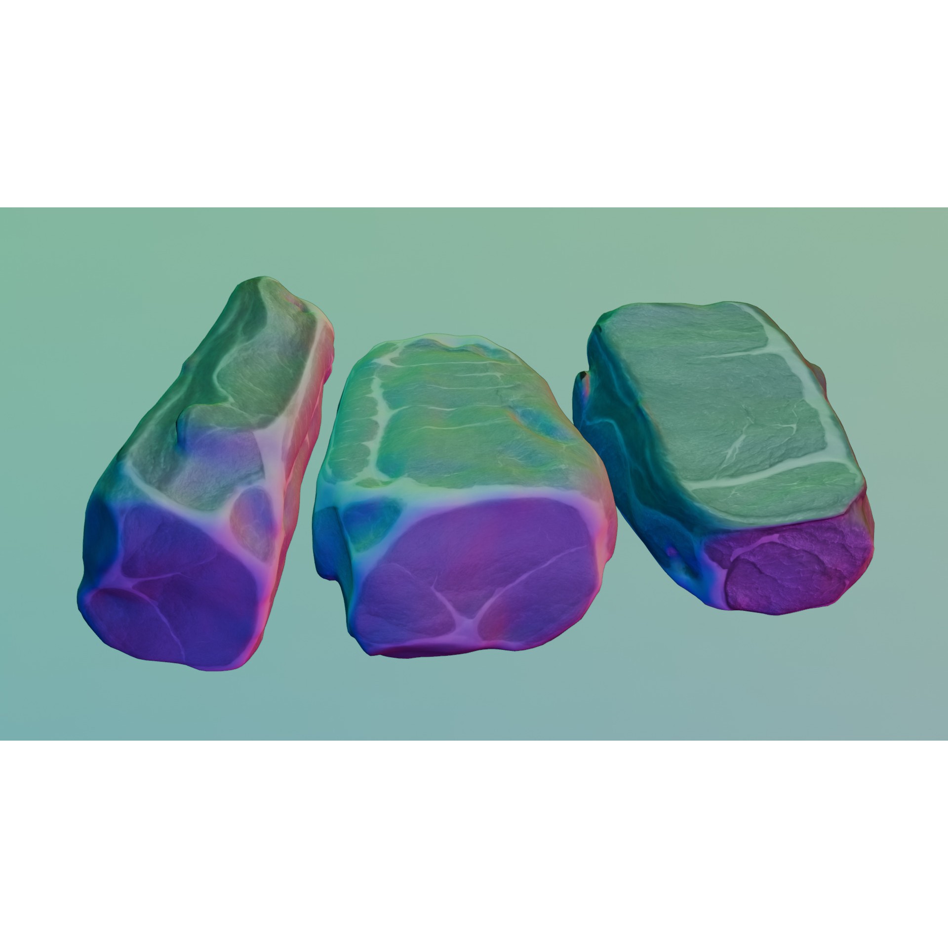 Raw Pork Leg - Low-Poly Game-Ready 3D Model - View 49