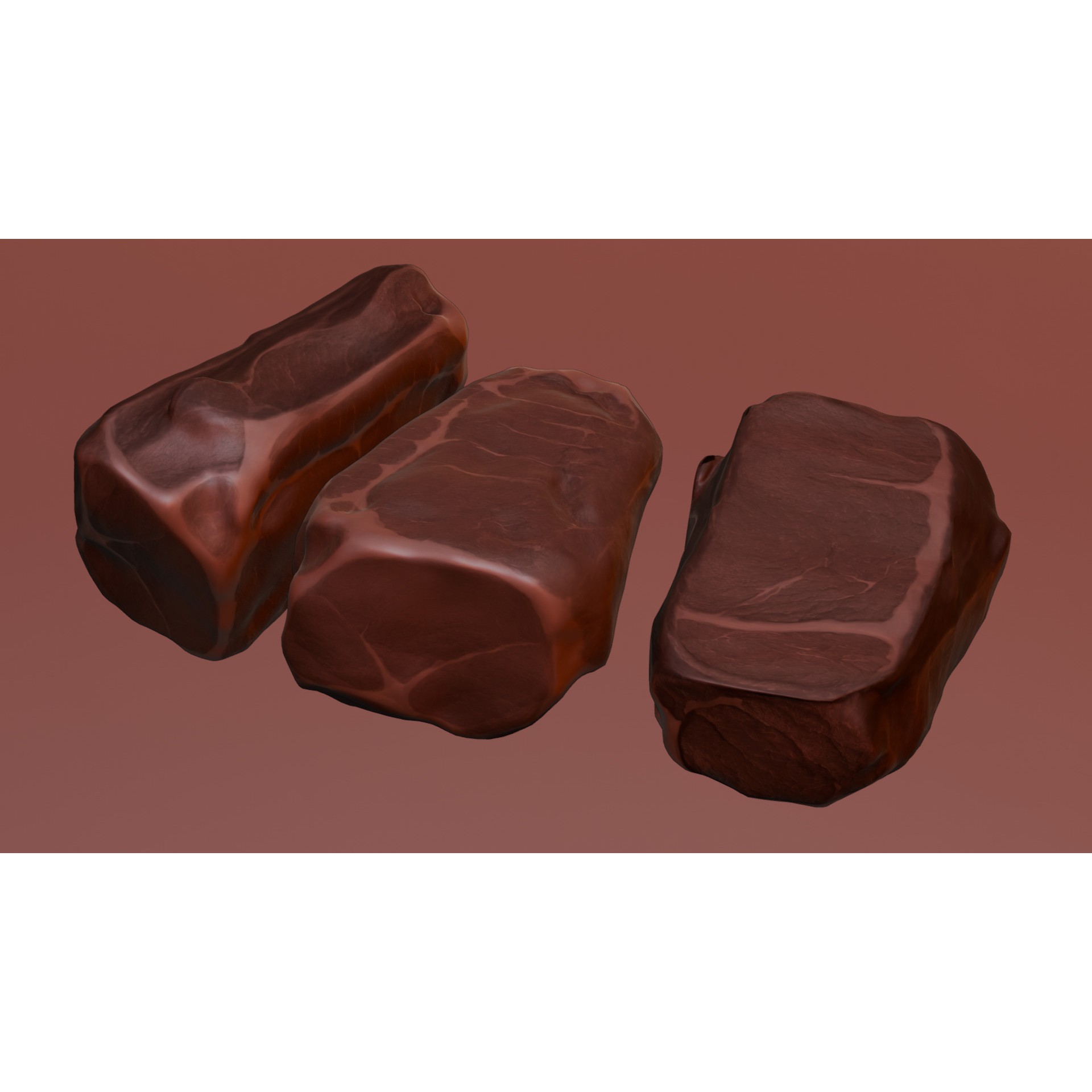 Raw Pork Leg - Low-Poly Game-Ready 3D Model - View 52