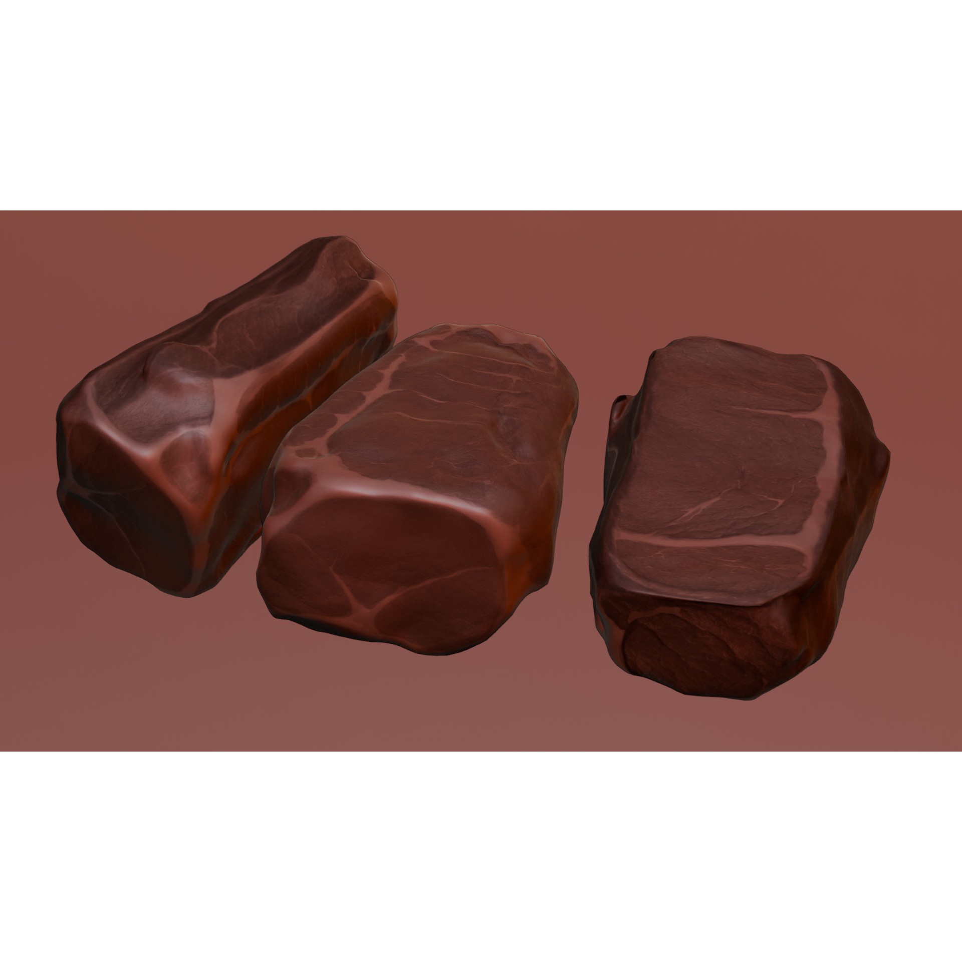 Raw Pork Leg - Low-Poly Game-Ready 3D Model - View 54