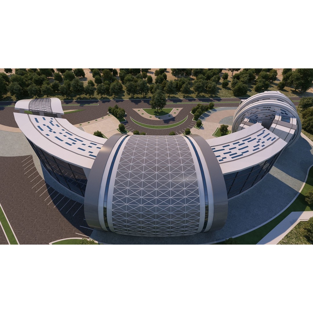 Architectural Project 3D Model – Exterior Design with 2D Drawings - View 11
