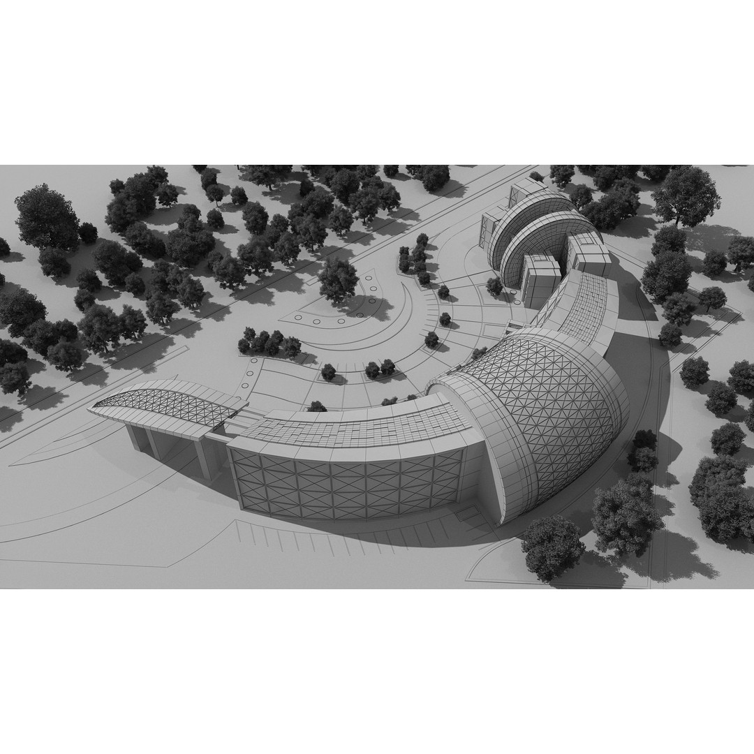 Architectural Project 3D Model – Exterior Design with 2D Drawings - View 13