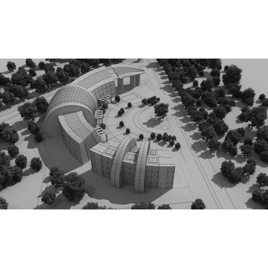 Architectural Project 3D Model – Exterior Design with 2D Drawings - View 14