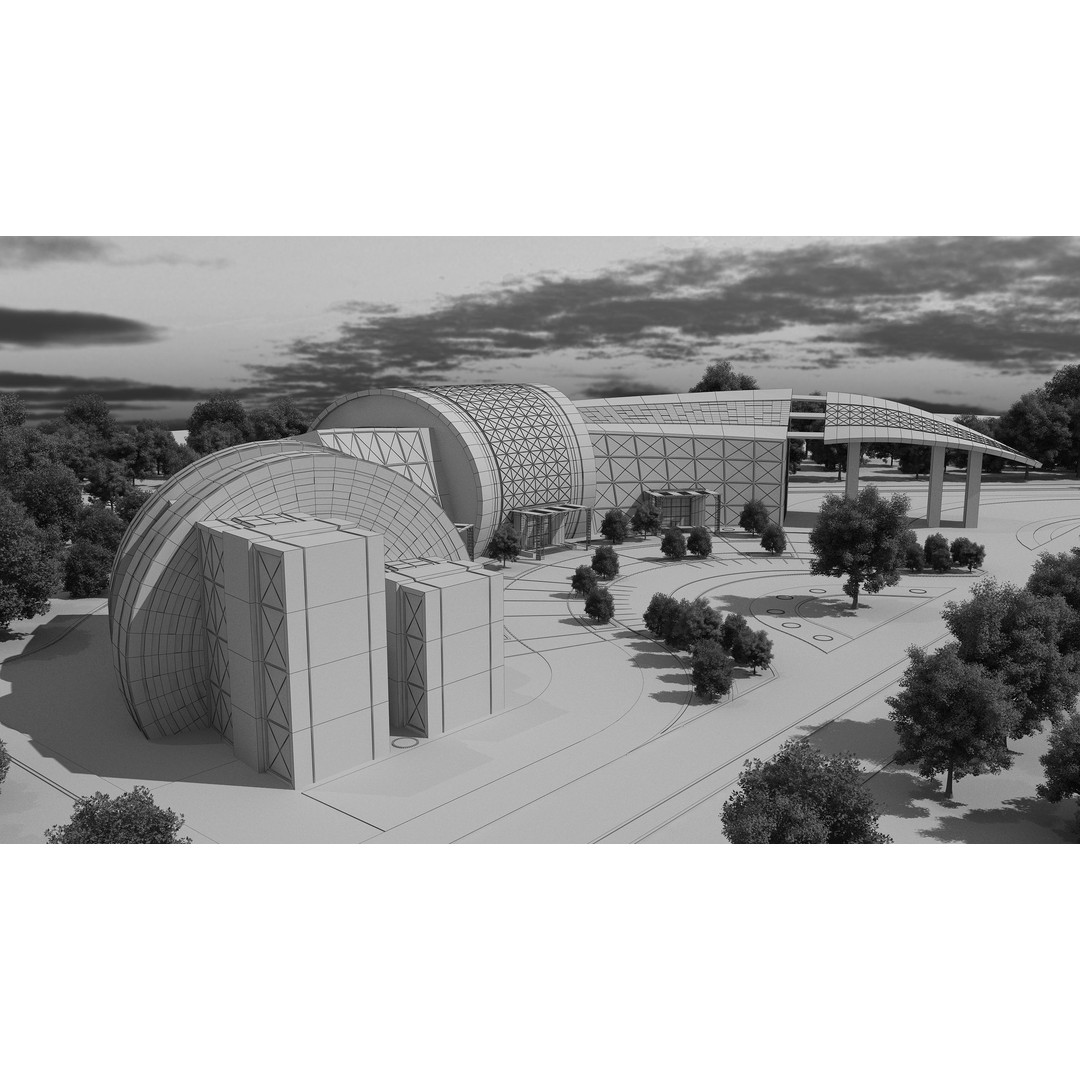 Architectural Project 3D Model – Exterior Design with 2D Drawings - View 15