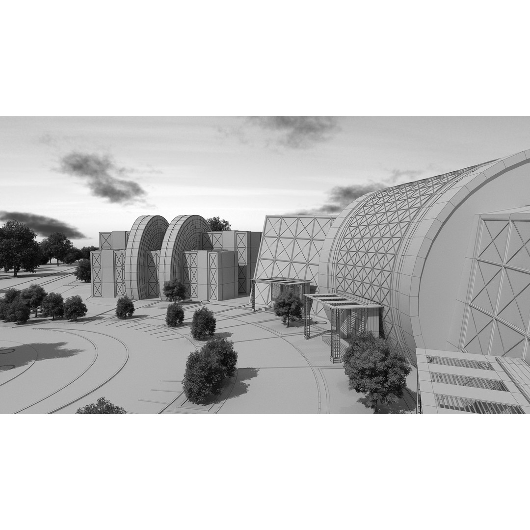 Architectural Project 3D Model – Exterior Design with 2D Drawings - View 16
