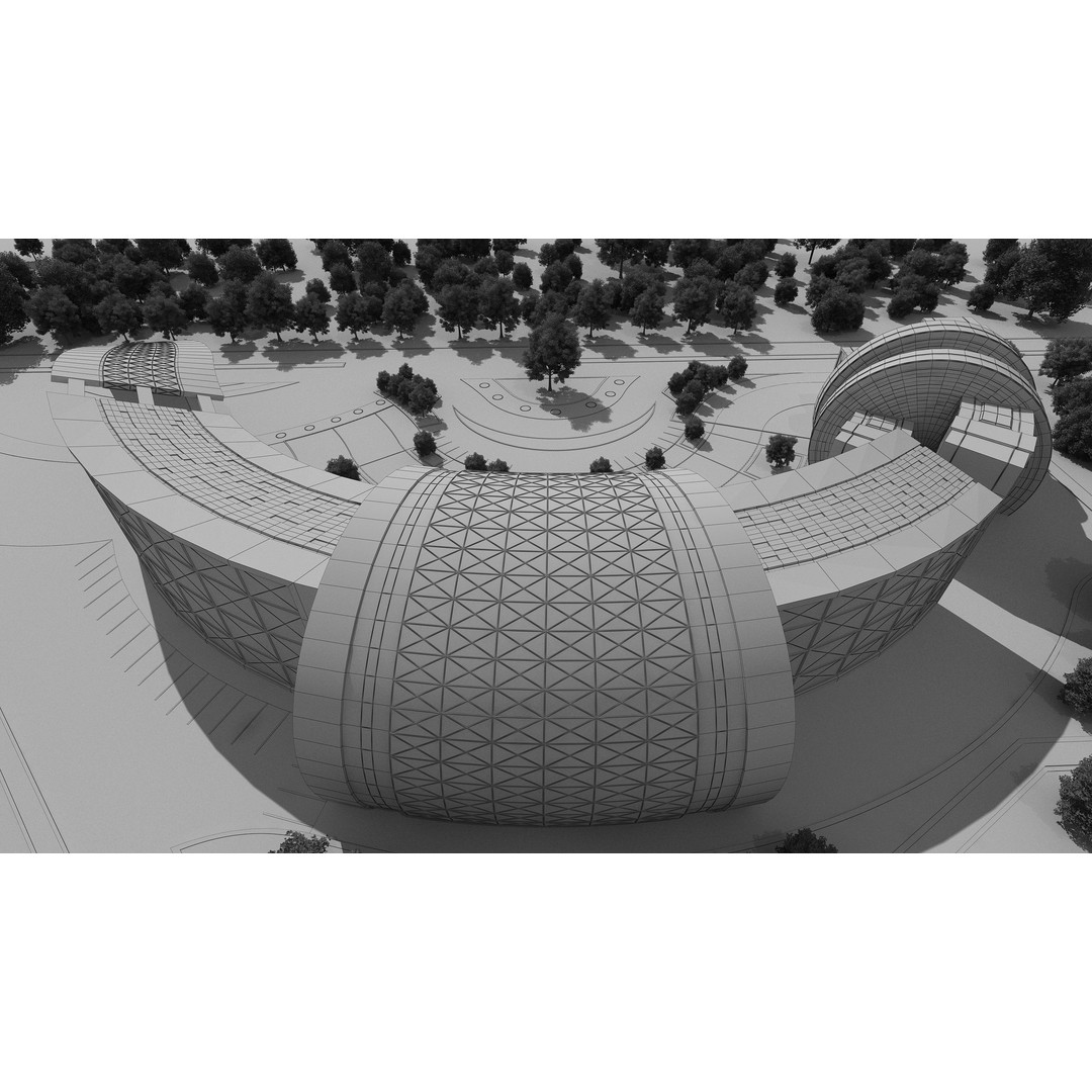 Architectural Project 3D Model – Exterior Design with 2D Drawings - View 21