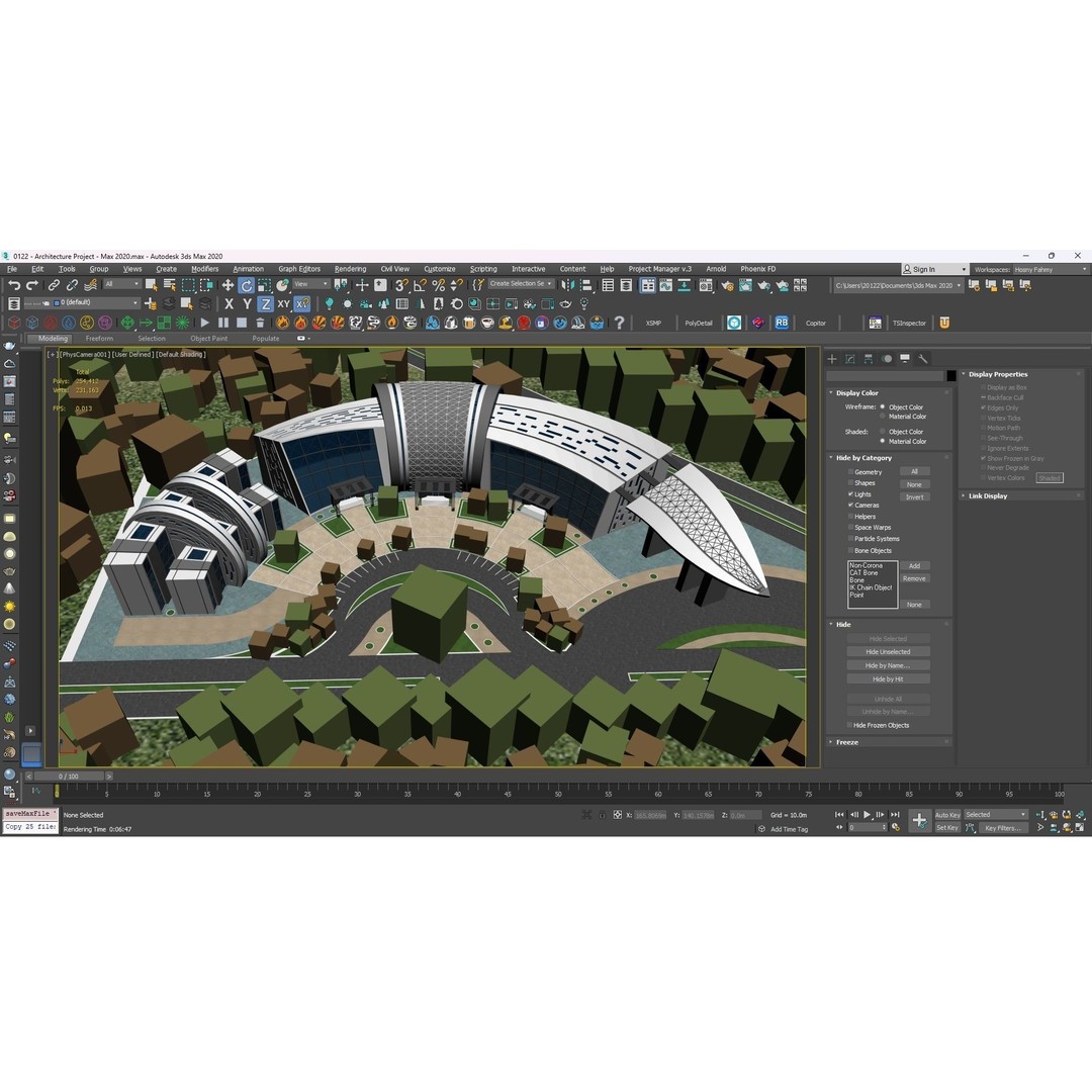 Architectural Project 3D Model – Exterior Design with 2D Drawings - View 26