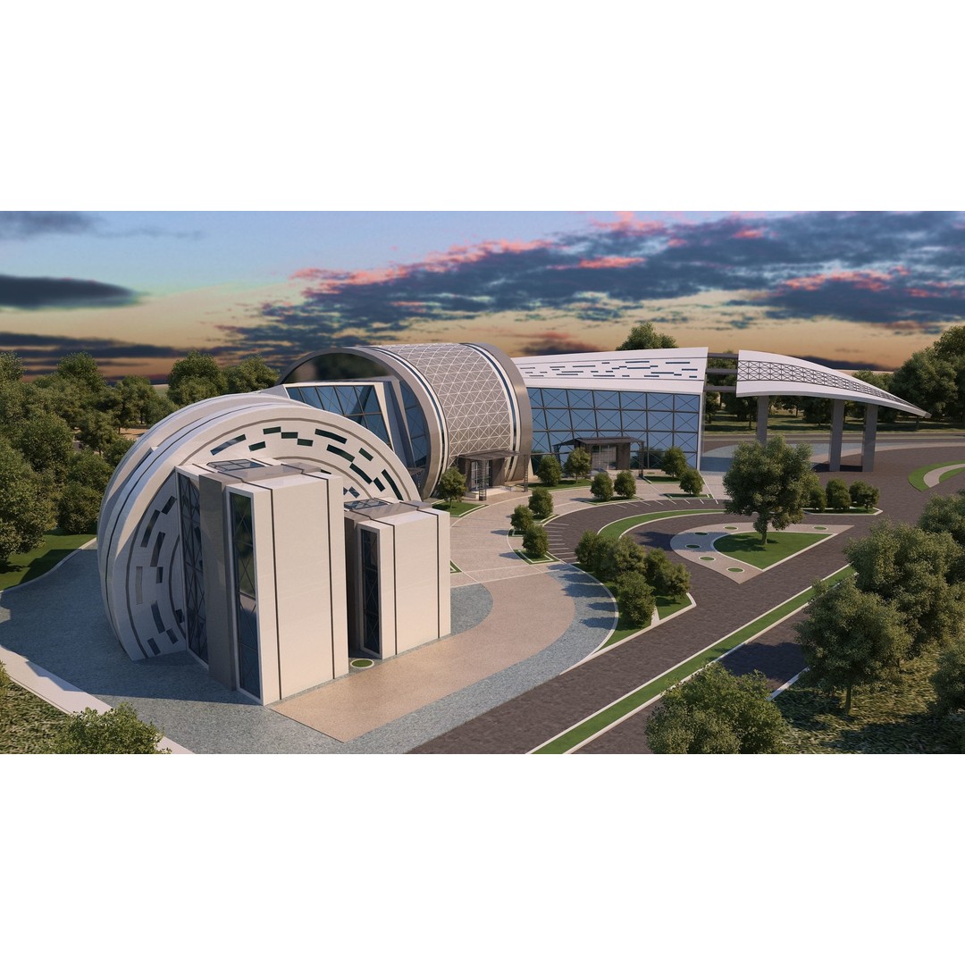 Architectural Project 3D Model – Exterior Design with 2D Drawings - View 5