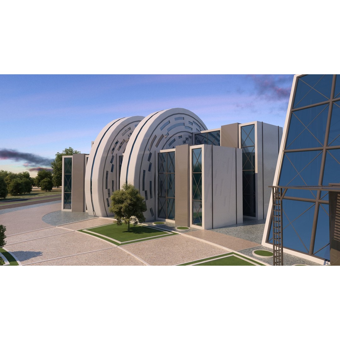 Architectural Project 3D Model – Exterior Design with 2D Drawings - View 7