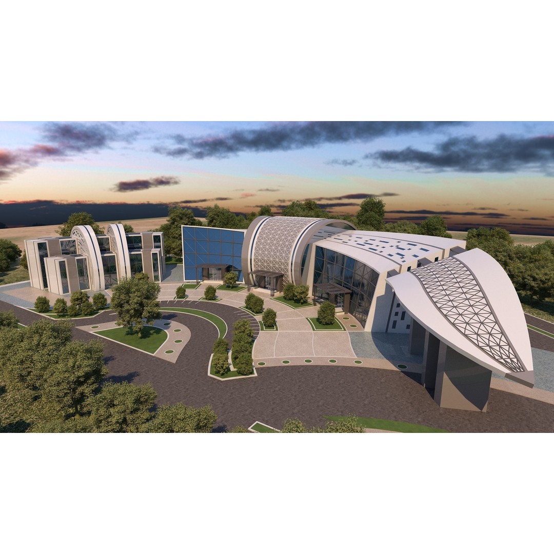 Architectural Project 3D Model – Exterior Design with 2D Drawings - View 8