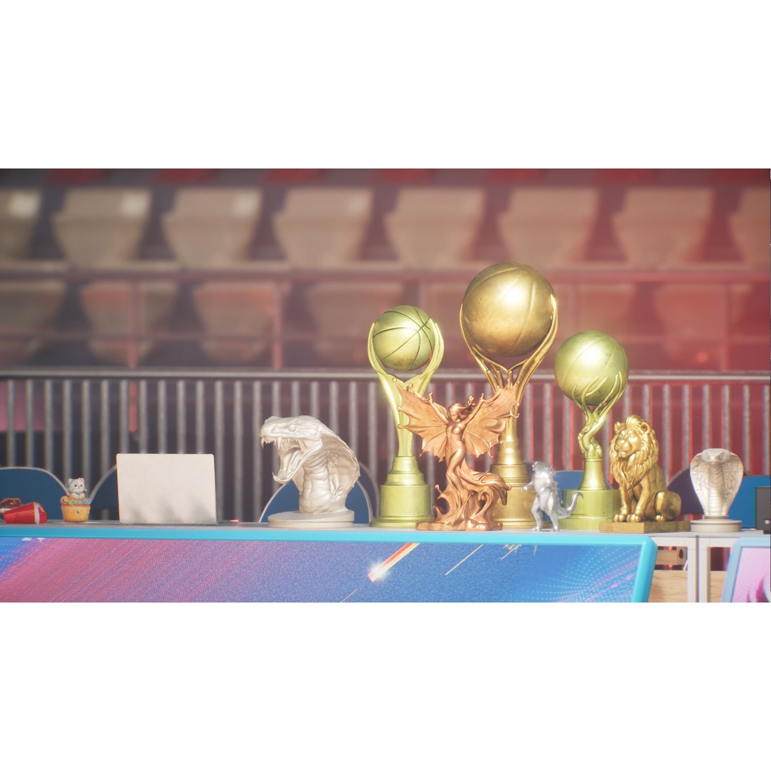 Basketball Arena Stadium Interior 3D Model – High-Quality PBR Asset for Games - View 11