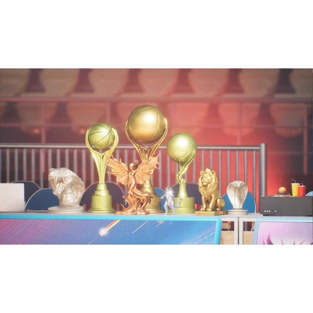 Basketball Arena Stadium Interior 3D Model – High-Quality PBR Asset for Games - View 24