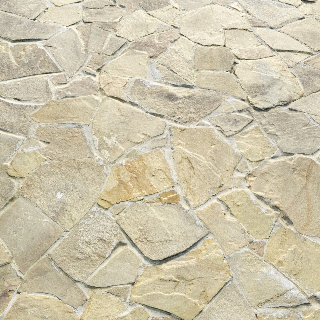 Cobblestone Masonry 3D Model – Photogrammetry Texture, PBR, FBX - View 11
